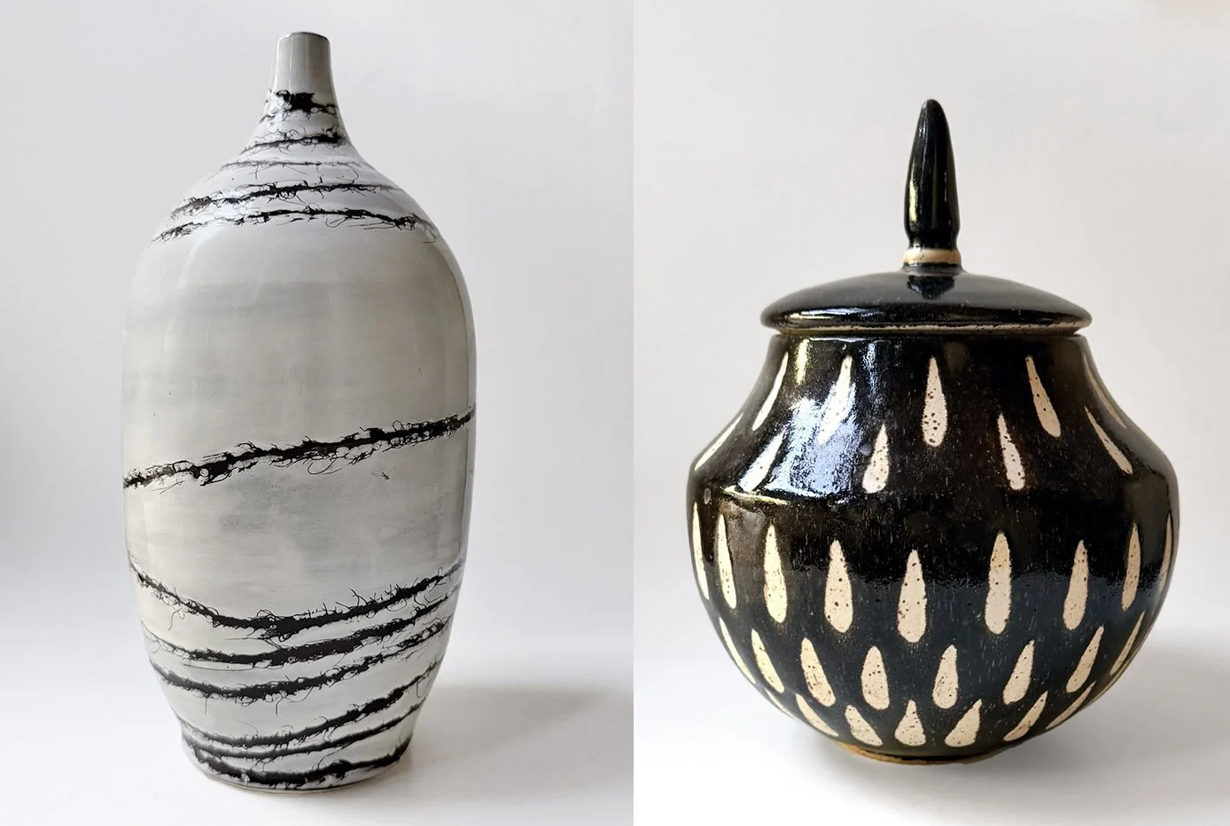 Exploring Resist in Ceramics: Twine and Wax
