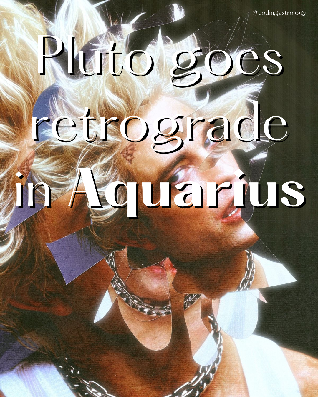 Pluto goes retrograde in Aquarius