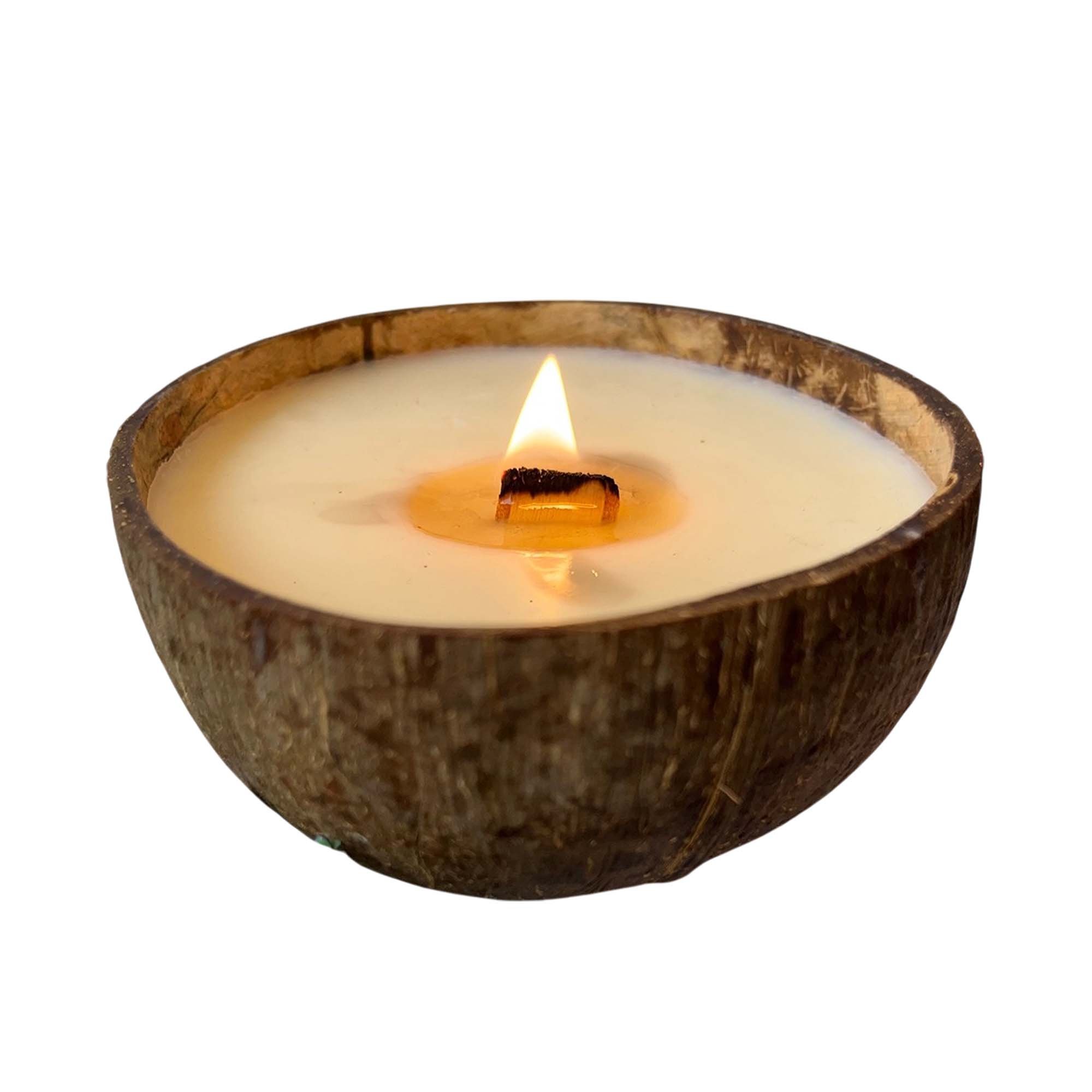 Real Coconut Shell Candle 8 oz
