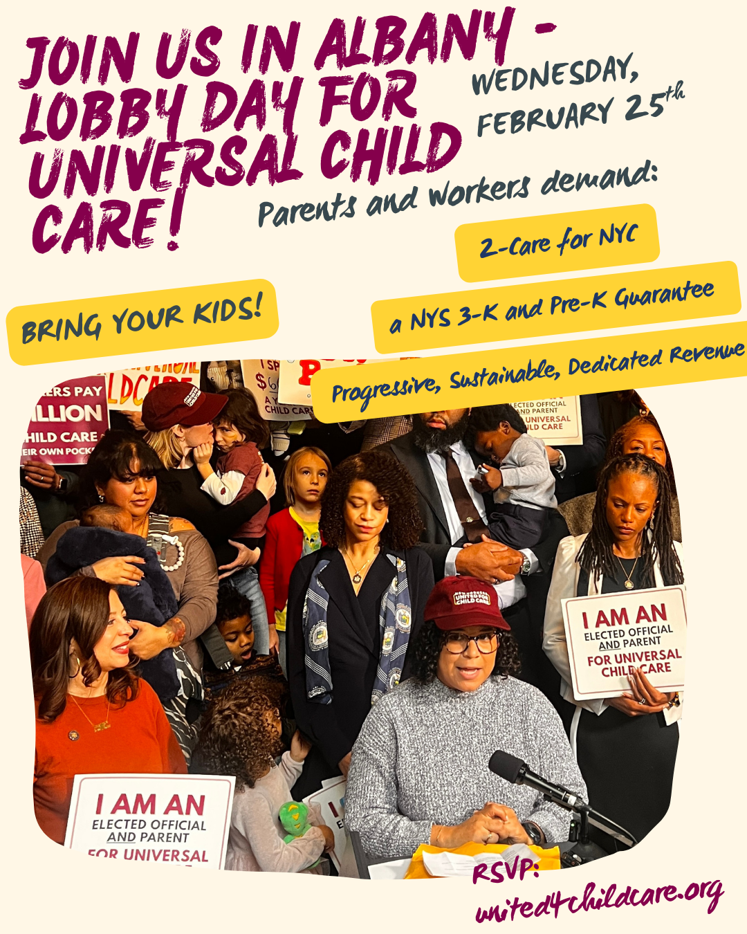 Albany Lobby Day for Universal Child Care