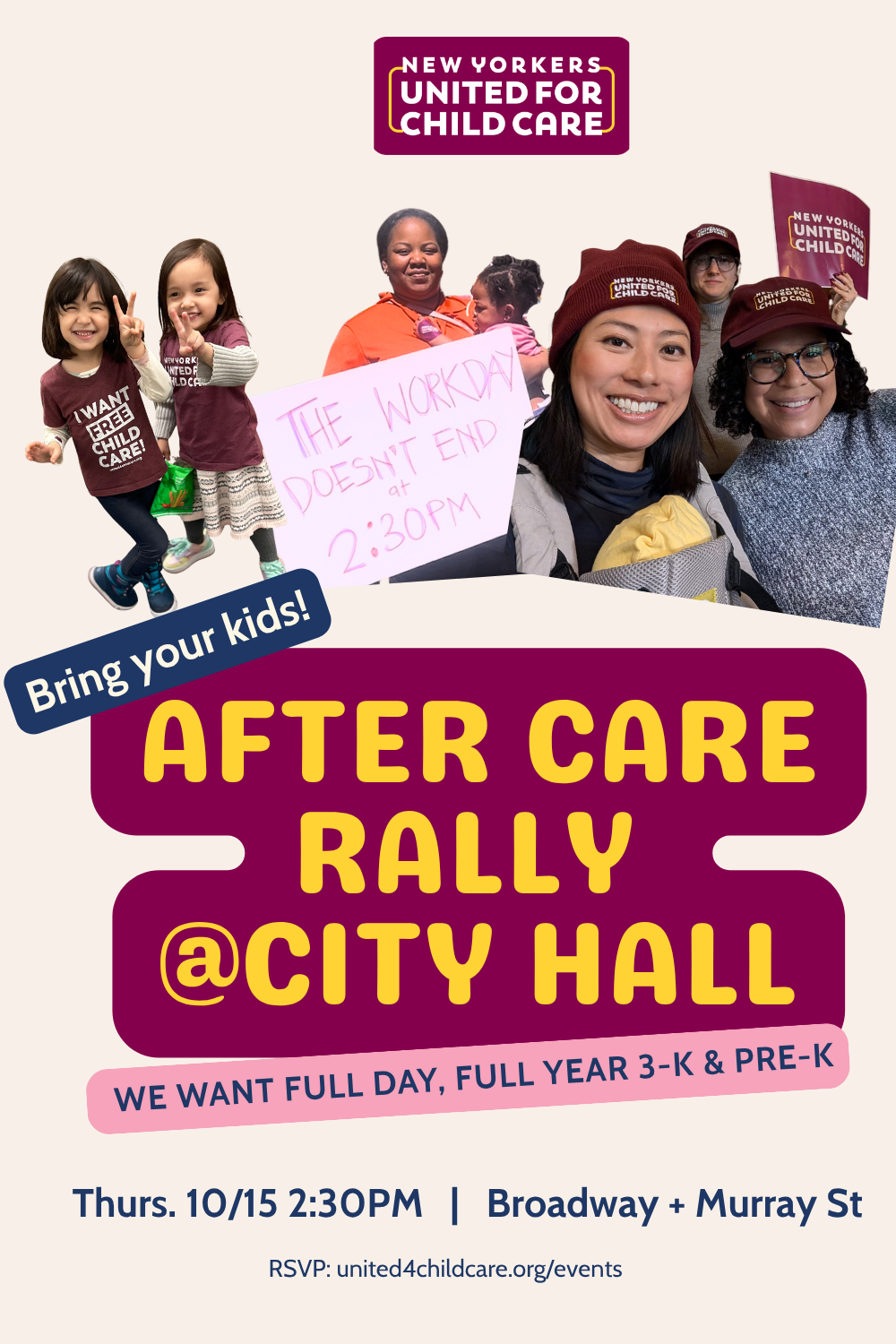 Aftercare at City Hall Kickoff Rally