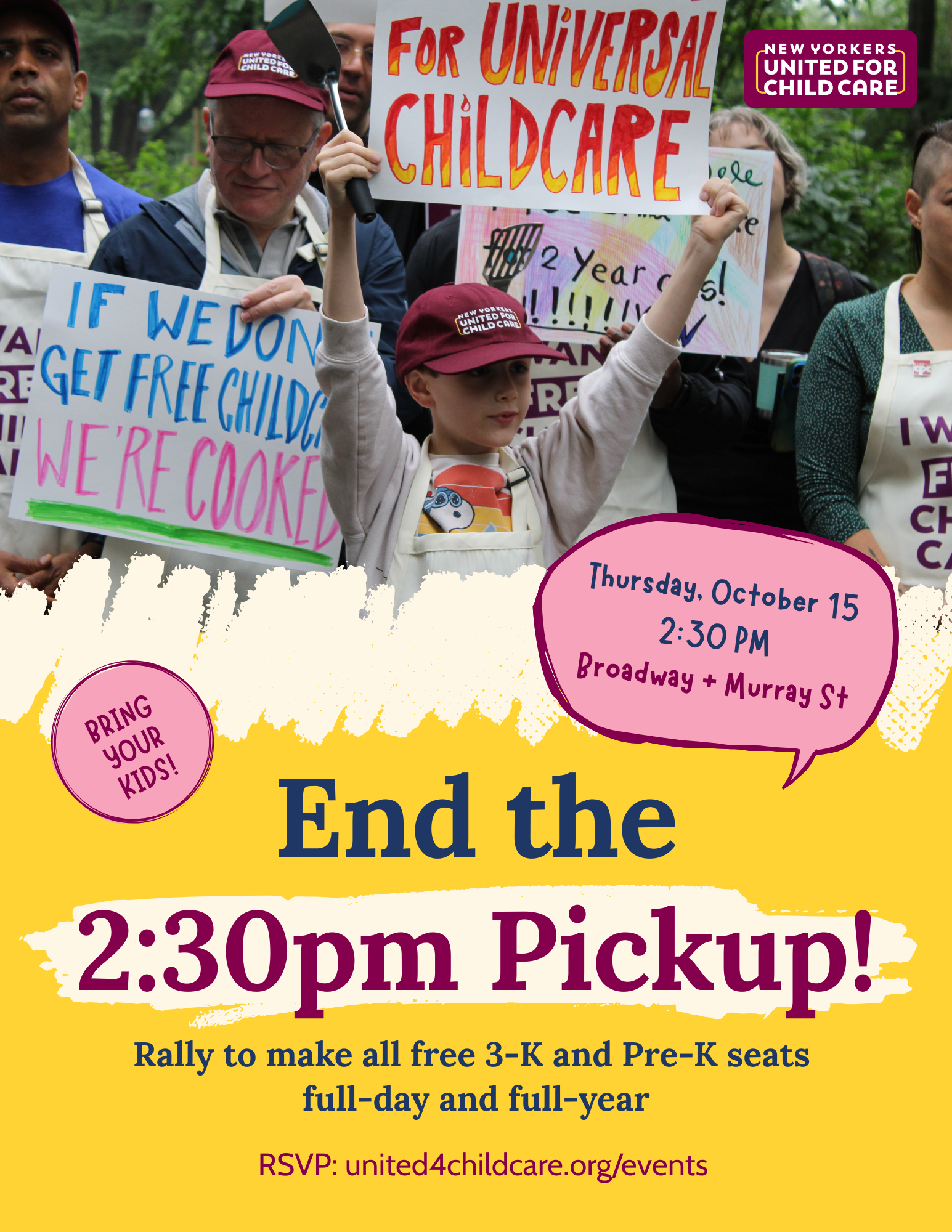 Aftercare at City Hall Kickoff Rally