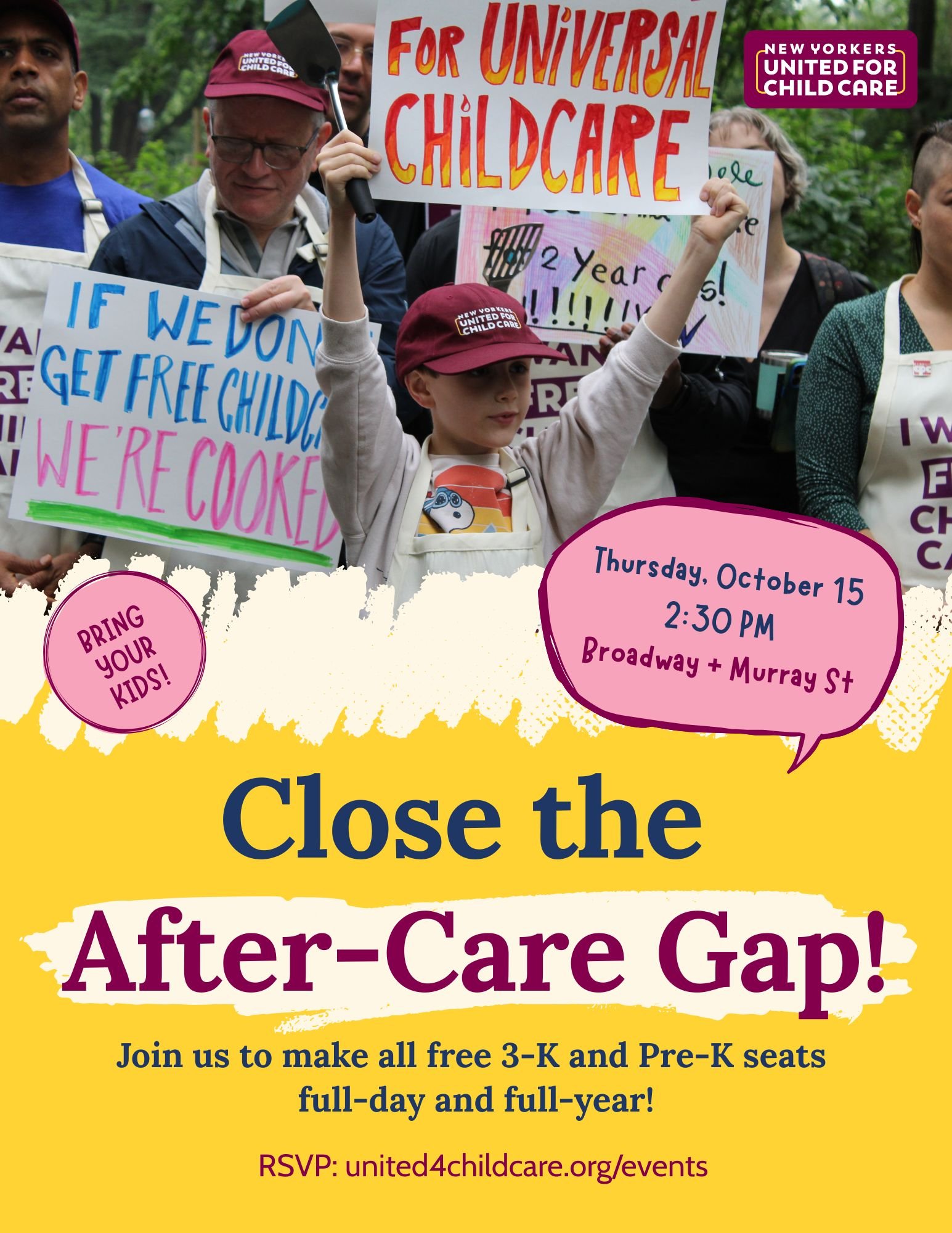 Aftercare at City Hall Kickoff Rally