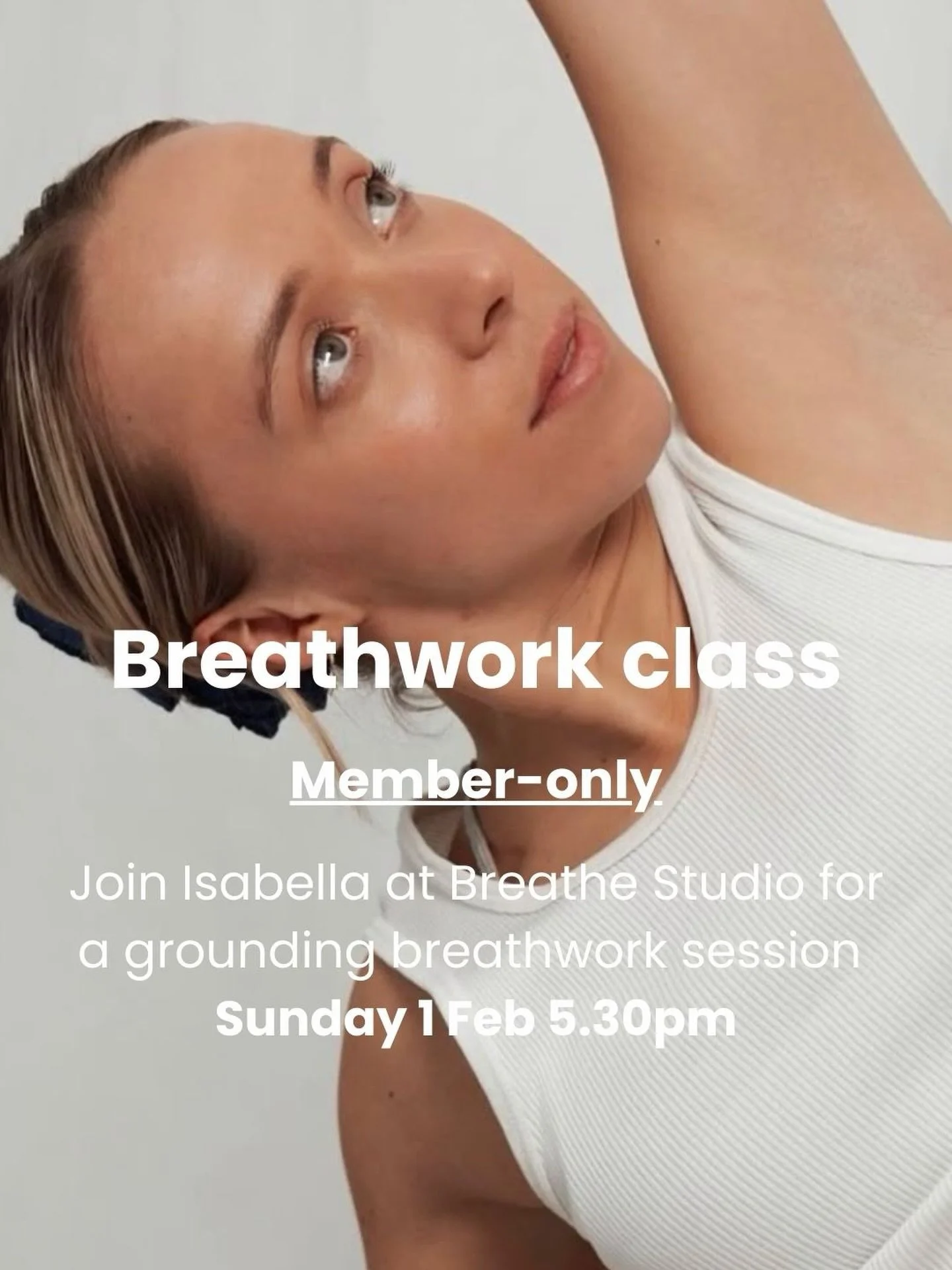 Our first members only event is taking place on 1 February at 5.30pm - a grounding breathwork session with @isabellalloydyoga 🧘 available to all members including monthly and annual subscribers. P.S. members events don&rsquo;t use credits, they are 