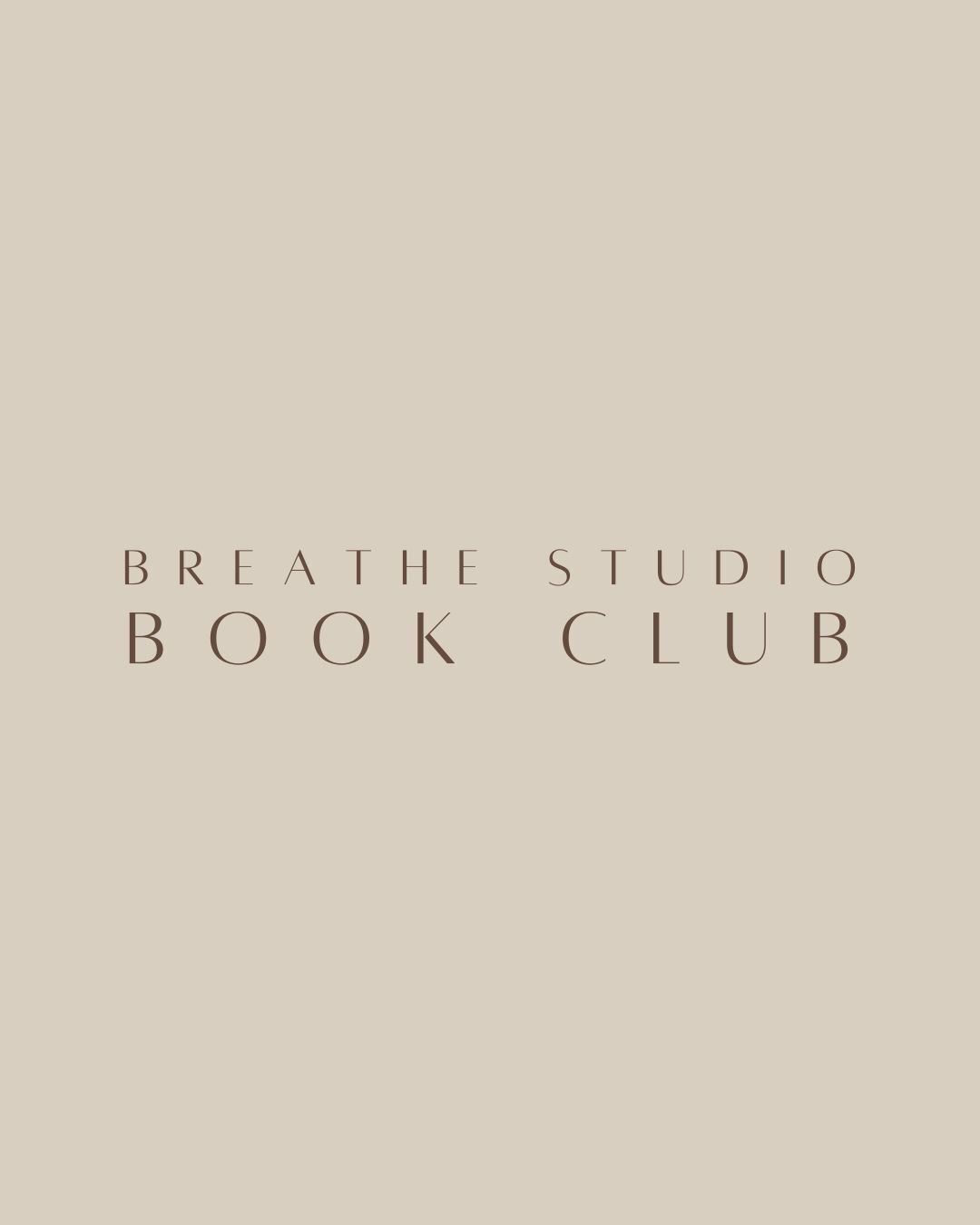 At Breathe we're all about training the mind as well as the muscles. For this reason, we've decided to create our own Breathe Studio Book Club 📖  Every Friday our owner @emmahendersonwellness will be recommending one of her tried and tested self-dev