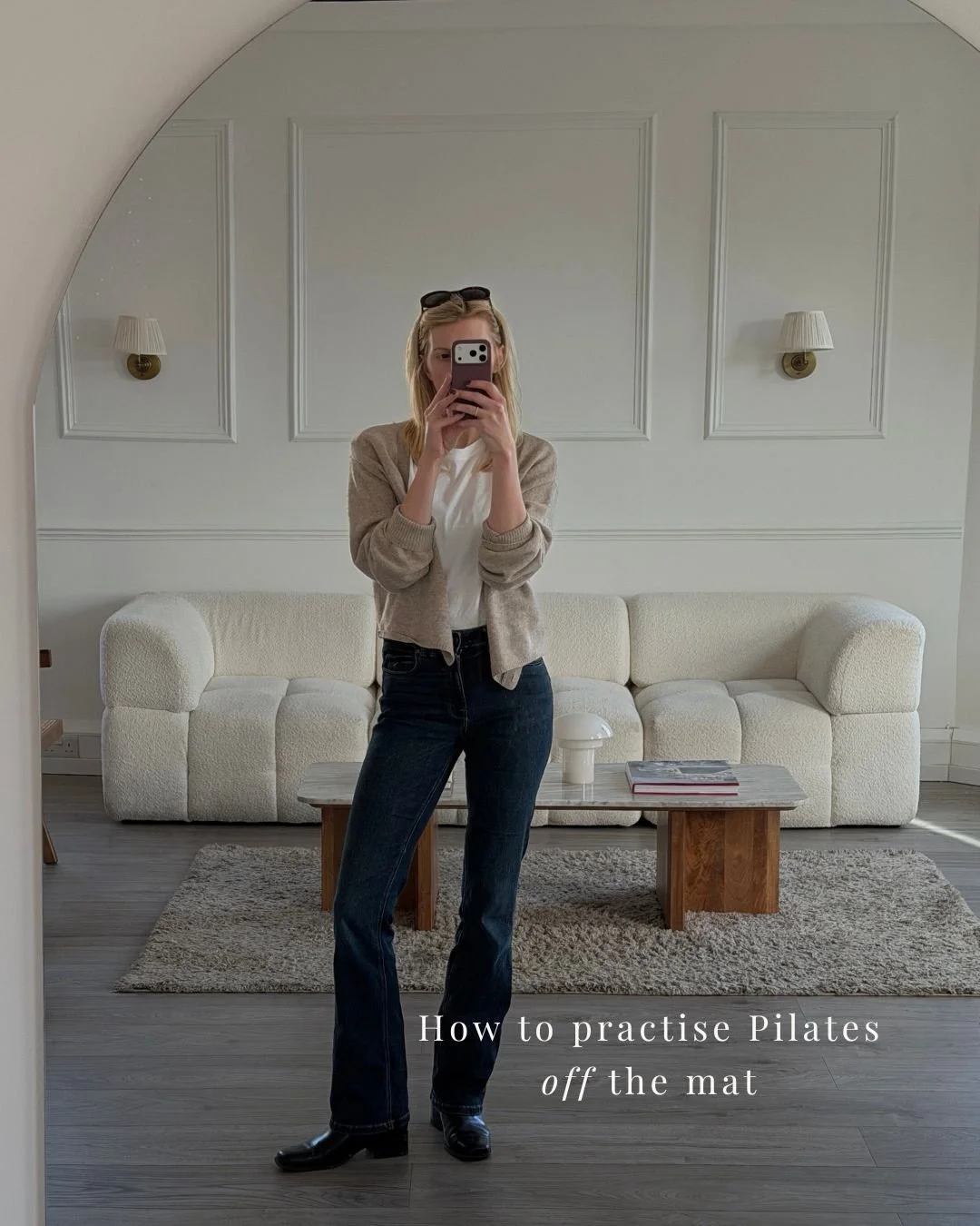 We don&rsquo;t just practise Pilates in class. We practise it all day every day. Swipe for ways in which you can ensure that you&rsquo;re applying what you learn on the mat, off the mat 💪🏼🤍