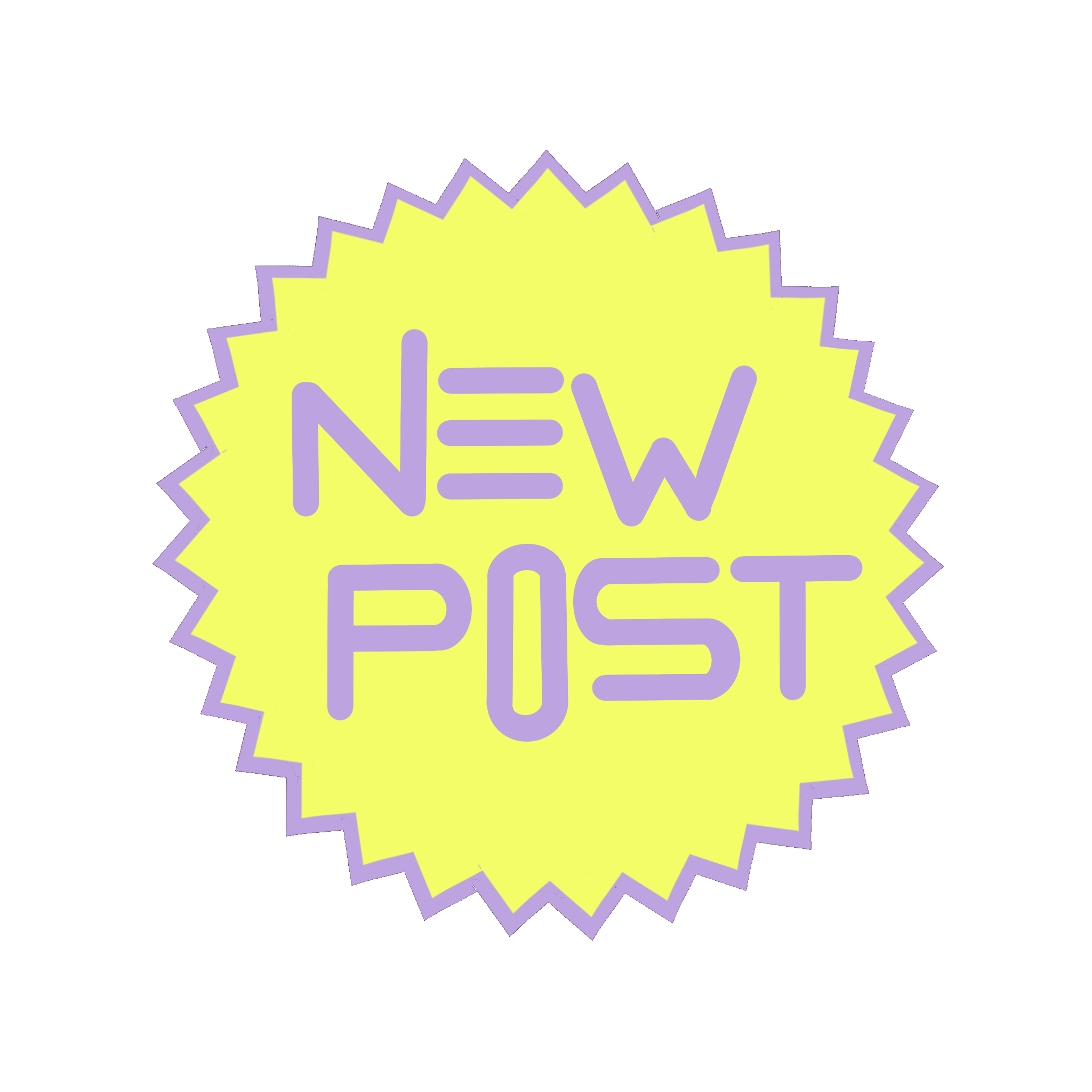 gif sticker animé new post instagram story