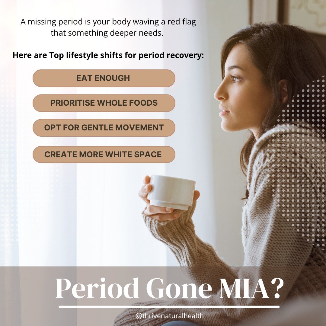 🩸 Period Gone MIA? Here's What Your Body Might Be Trying to Tell You 🩸

A missing period isn&rsquo;t just an inconvenience &mdash; it&rsquo;s your body waving a red flag that something deeper needs attention. Whether it&rsquo;s been a few months or