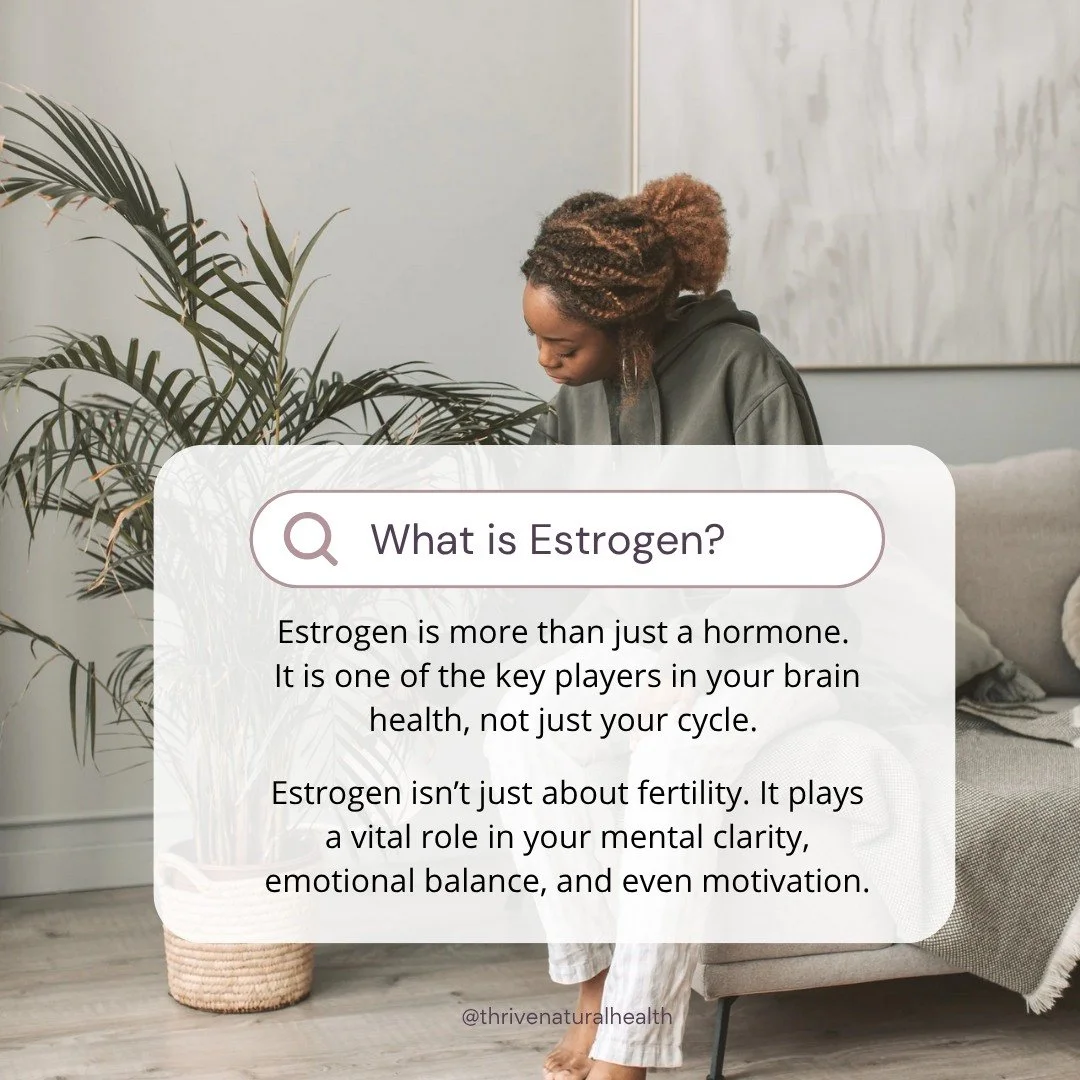 Estrogen: More Than Just a Hormone

Did you know estrogen is one of the key players in your brain health &mdash; not just your cycle?
Estrogen isn&rsquo;t just about fertility. It plays a vital role in your mental clarity, emotional balance, and even
