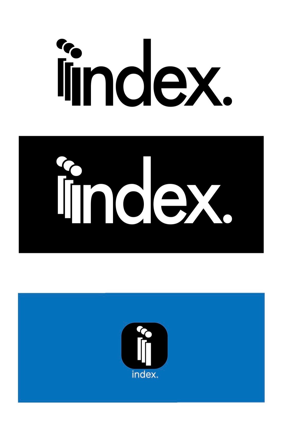 Logo design for a mockup online rolodex app.