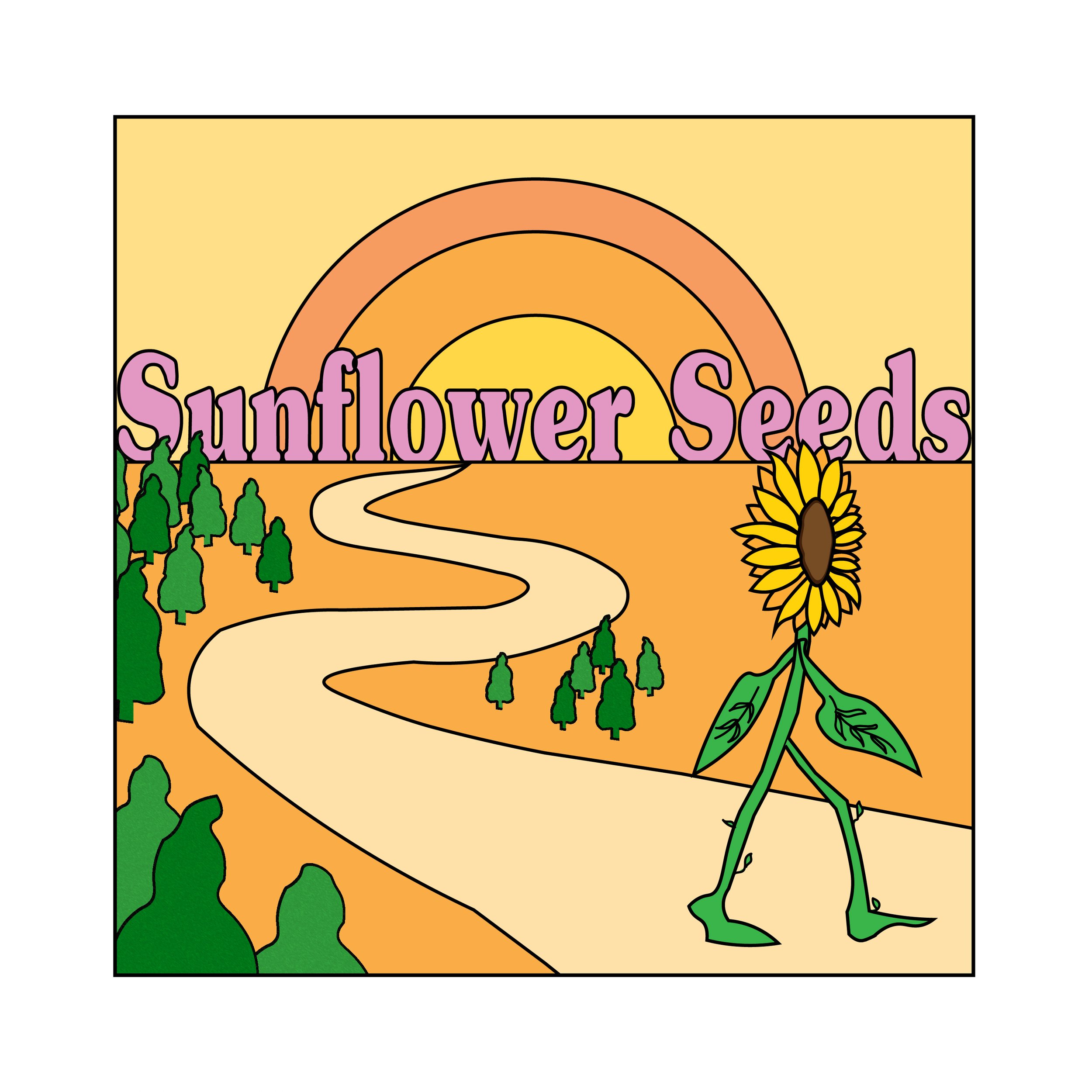 Cover for Will Rosen single "Sunflower Seeds." On Spotify and Apple Music.