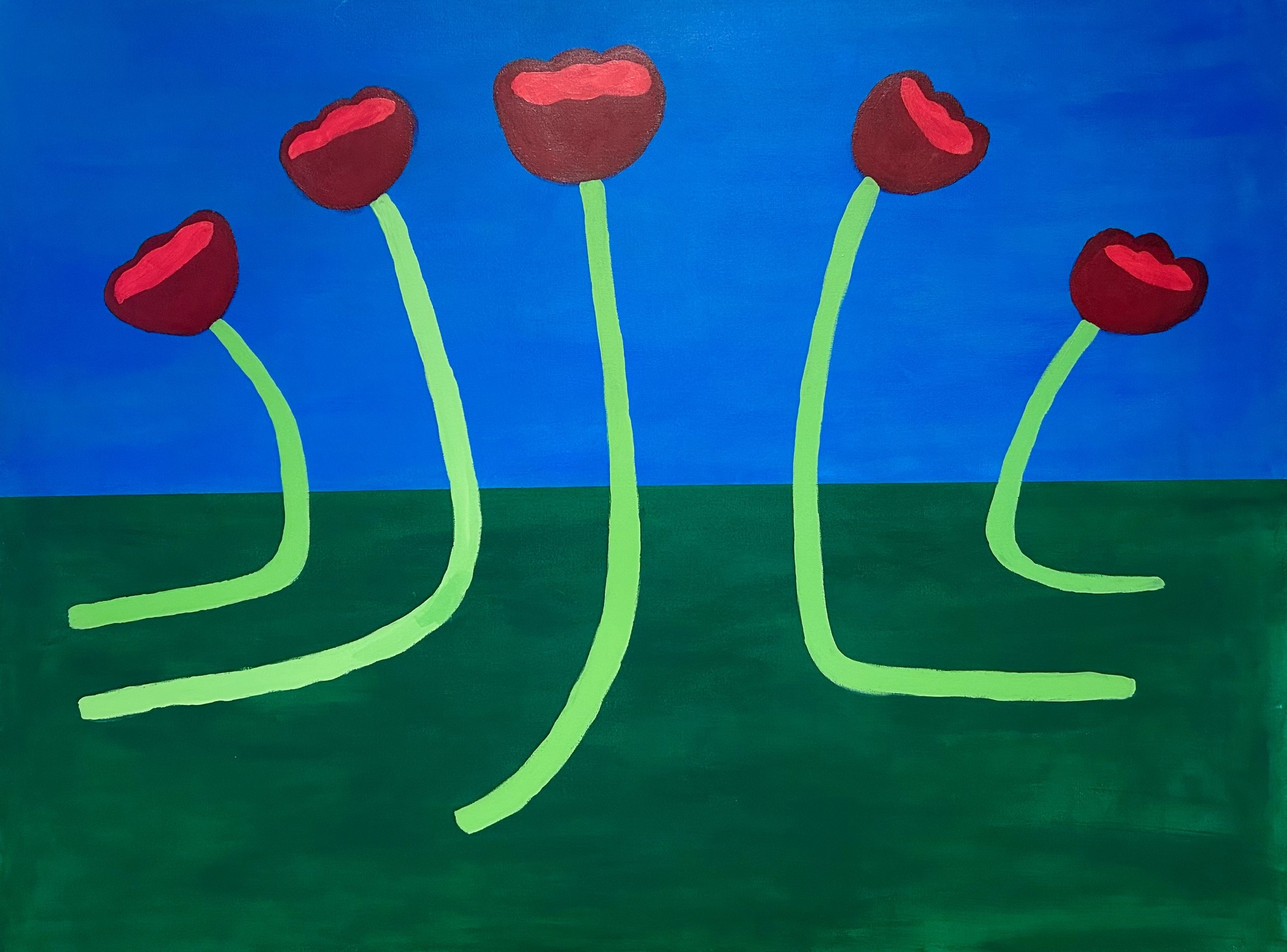 Acrylic on canvas, 4x3'