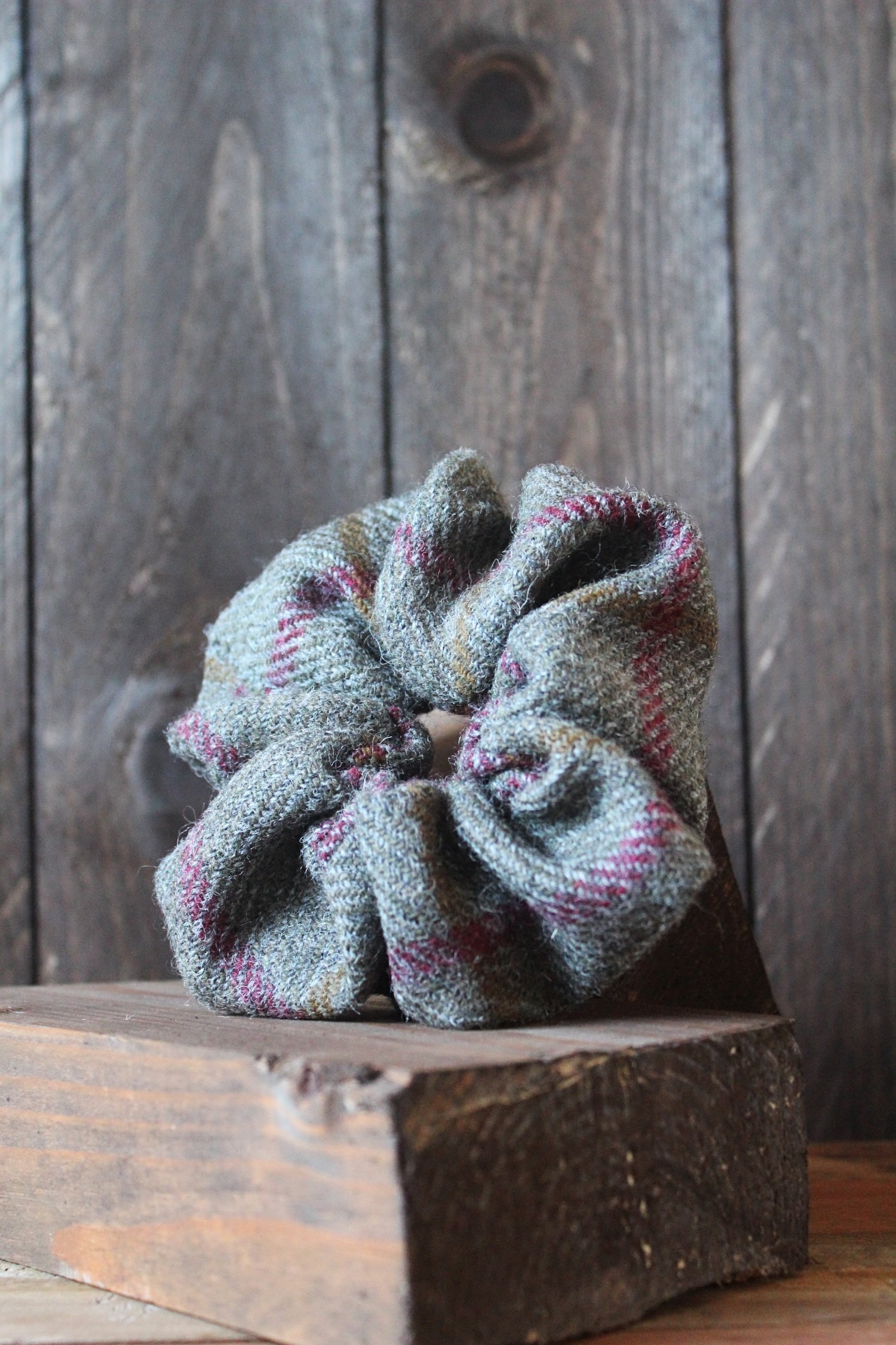 'Apple Picking' Tweed Scrunchie