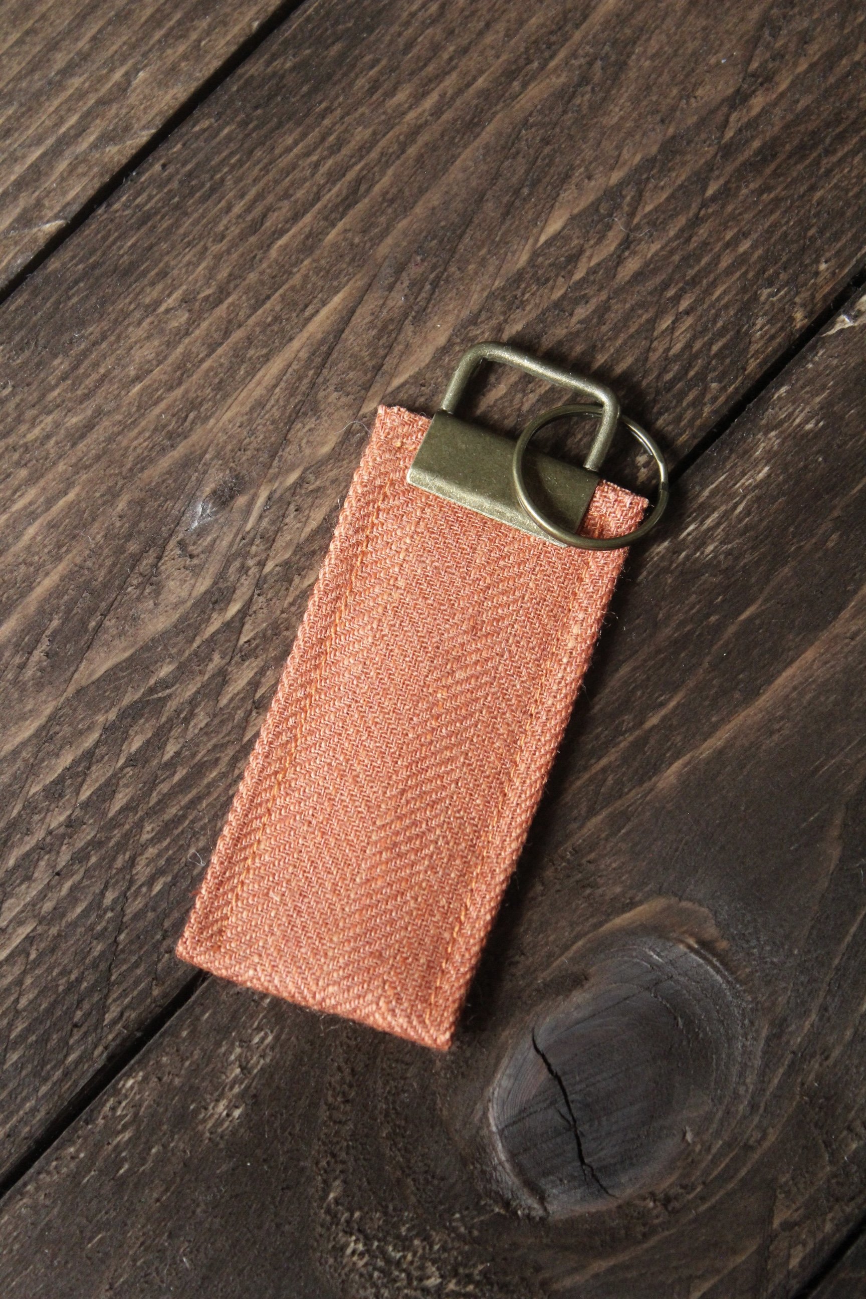 ‘Pumpkin Patch’ Tweed Keyring
