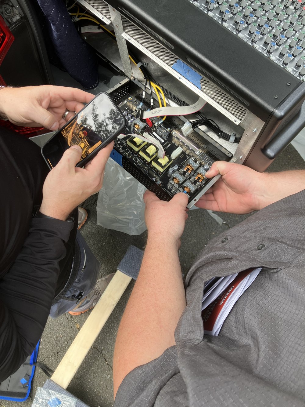 Reattaching the power supplies