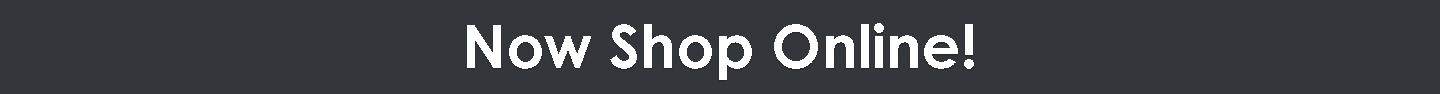 Text on a webpage banner that reads 'Now Shop Online!'