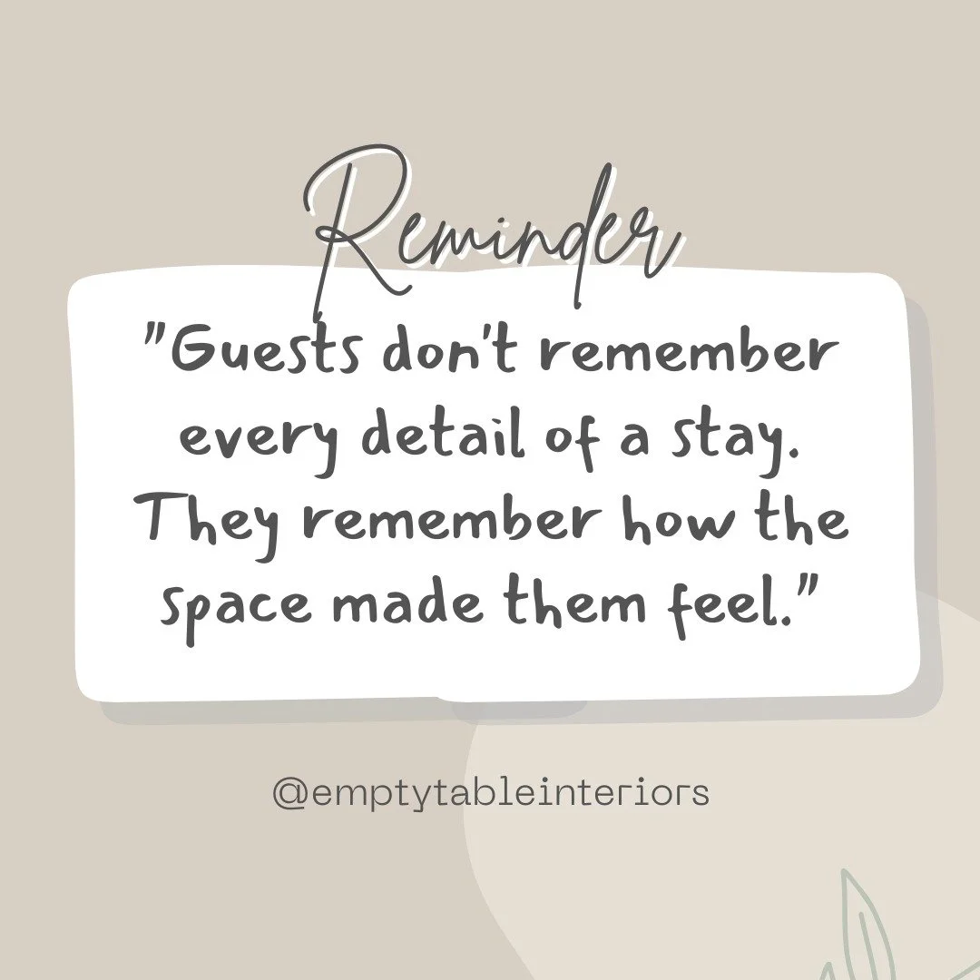 Most guests won&rsquo;t say:

"The layout felt intentional."
"The space communicated a clear experience."
"The environment supported how I wanted to feel."

But they *will* say:

⭐ "Everything just flowed."
⭐ &