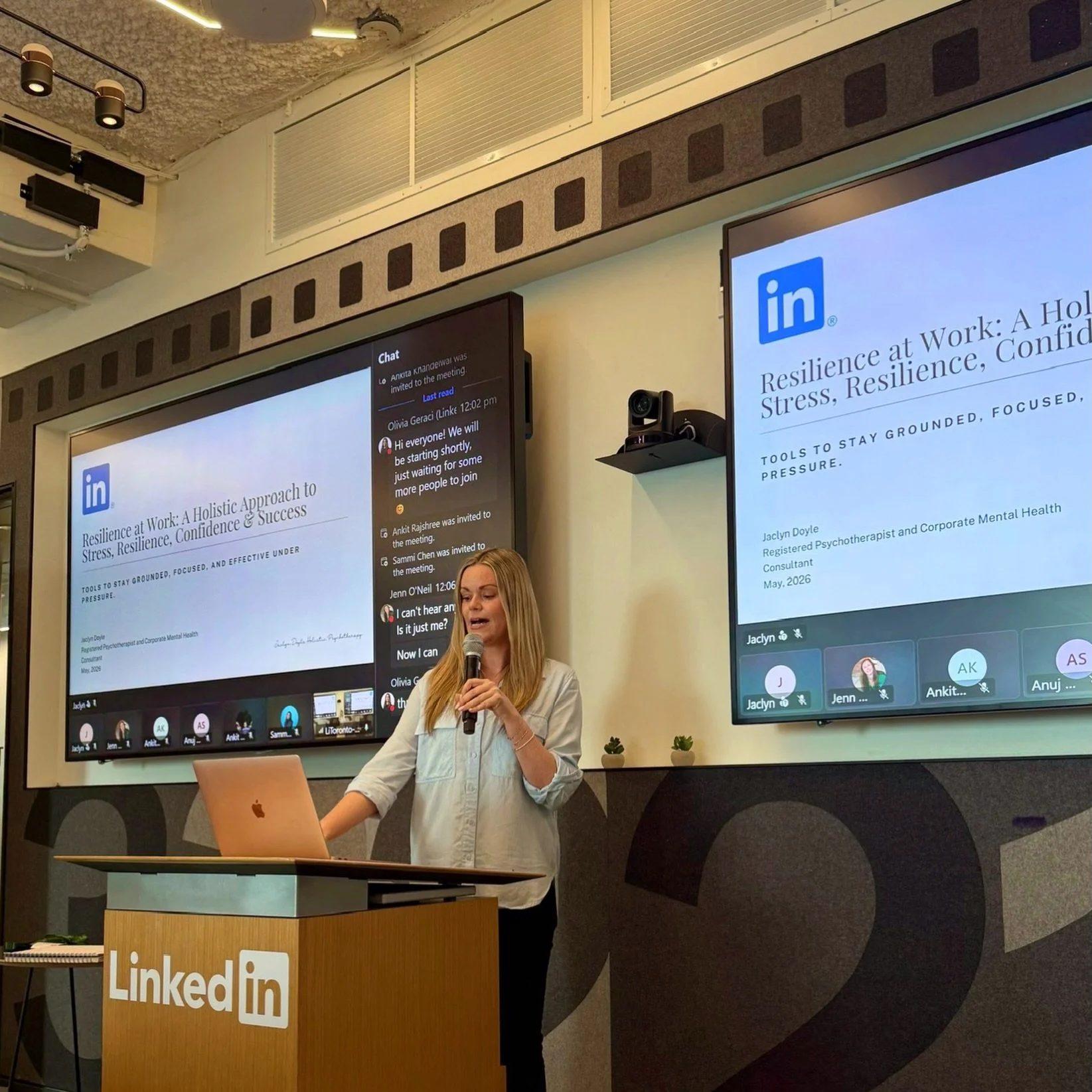 This week, I had the opportunity to work with LinkedIn Toronto on behalf of their Wellness team.

I love that my work continues to bridge my past corporate world with the work I do now and that more companies are investing in mental health!

This pre