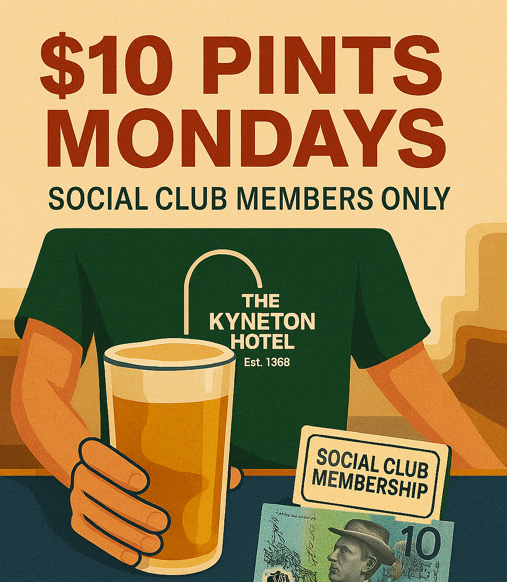 Monday Pint Perks: $10 for Social Club Members