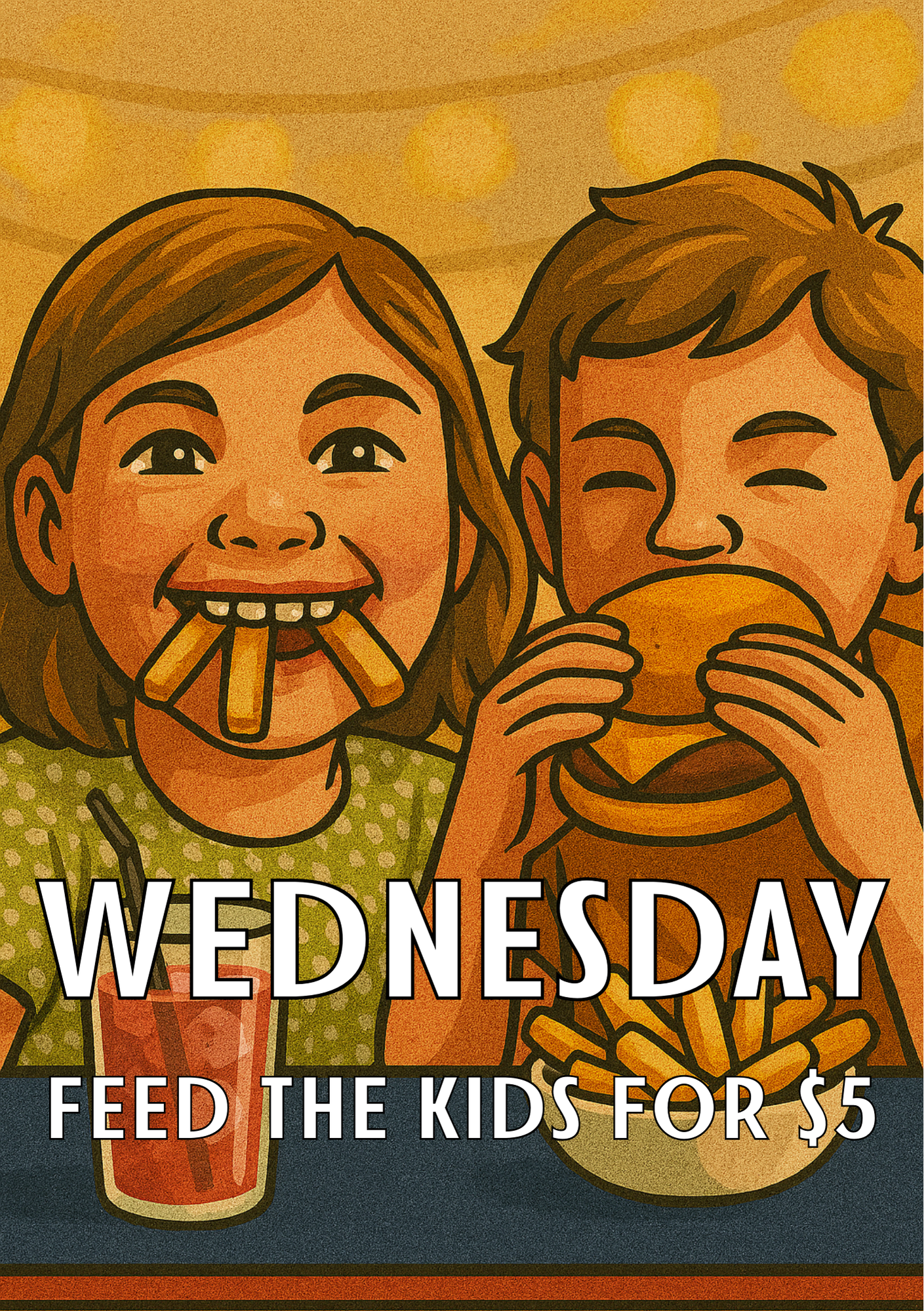 Feed the kids for a Fiver!! 