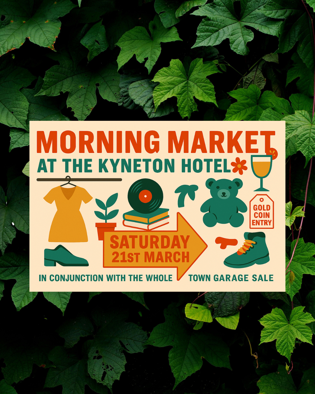 Morning Market as part of the Whole Town Garage Sale