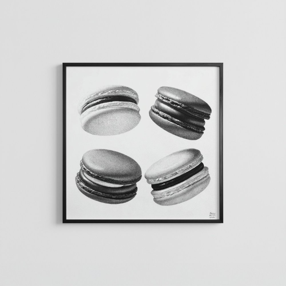 Food_Inked_Macarons_Framed Image.jpg