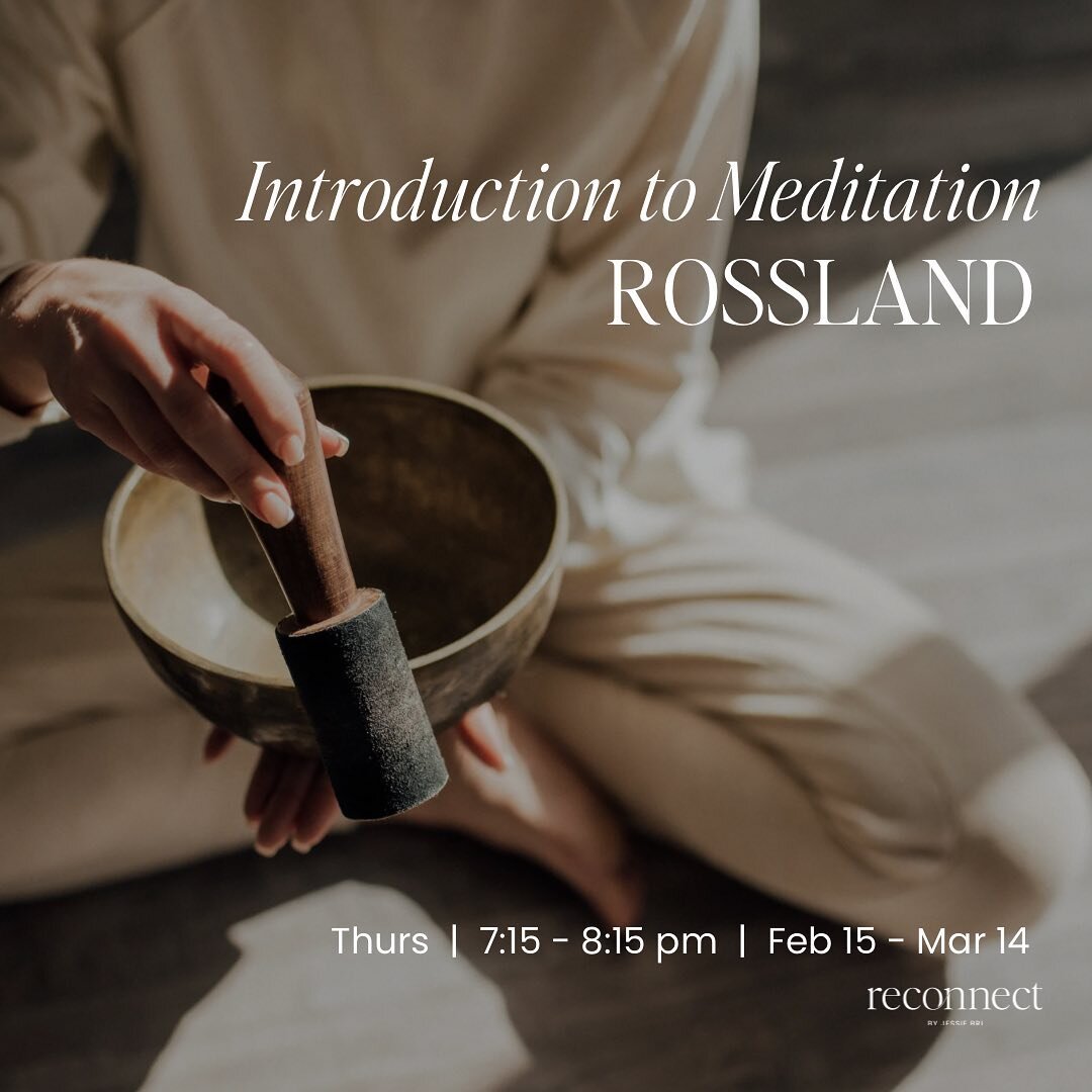 The winter cohort is open for registration! 🧘&zwj;♂️ ✨

For my local Rossland community, we start the in-person program next month. 

Details:
▫️Thursdays 7:15 - 8:15 pm
▫️Feb 15 - Mar 14
▫️@madhucollective 

Limited spots available. DM for the link