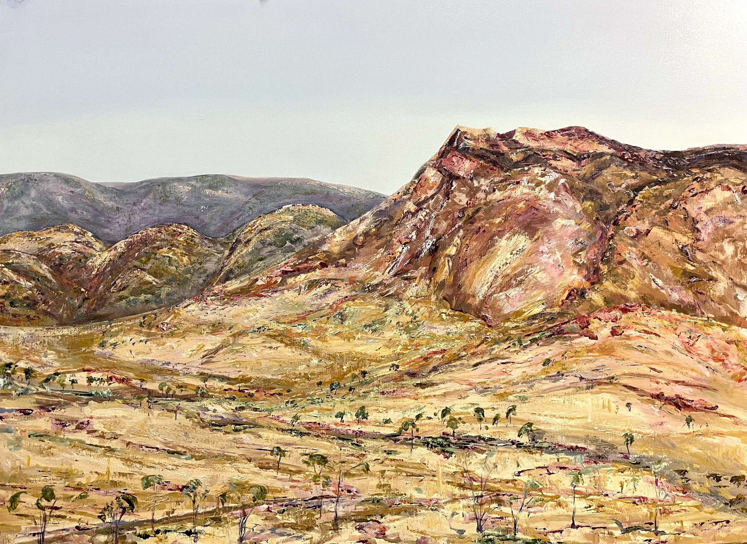 Carnarvon Ranges by Laurence Cummin. Oil on Canvas.  92 x 122 cm SOLD