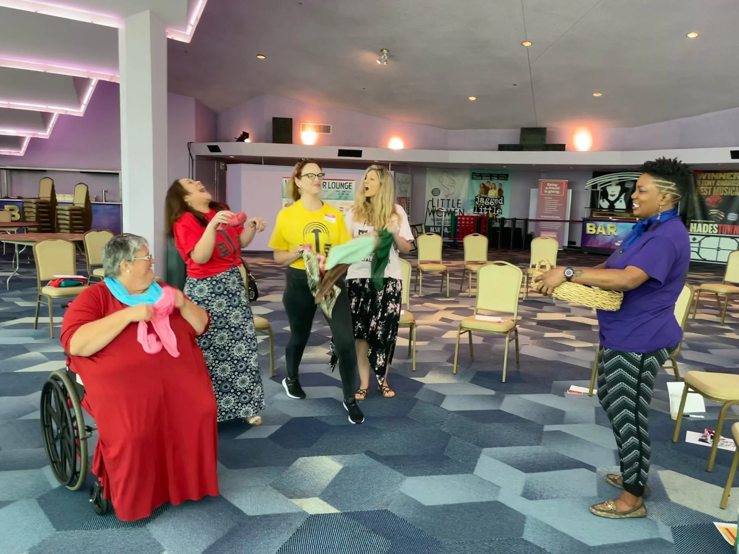 We acted out our awareness of inequality in our community story.