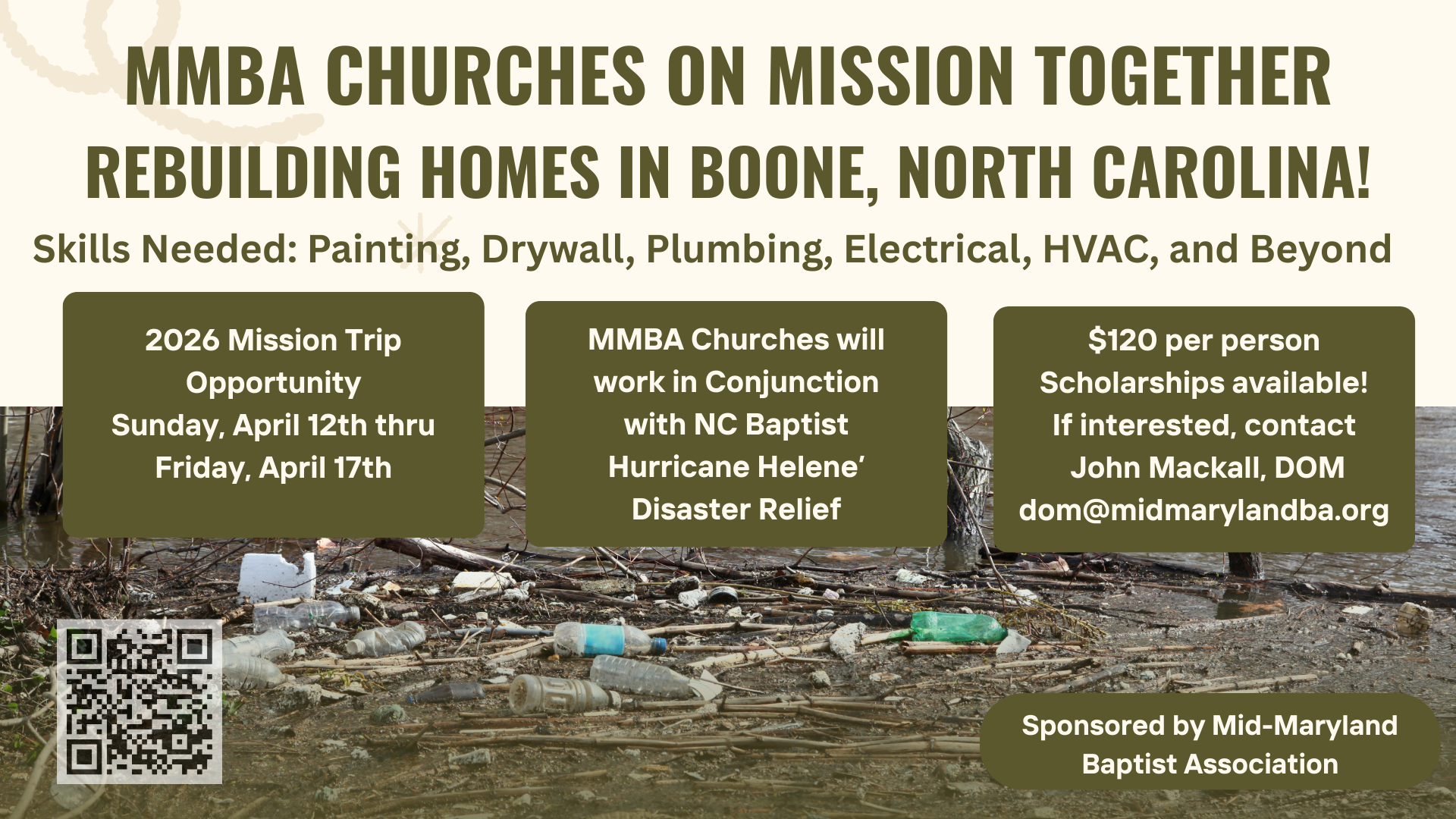 Mission Trip to NC begins