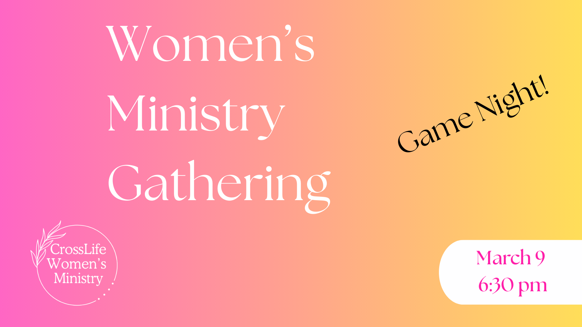 Women's Ministry Gathering