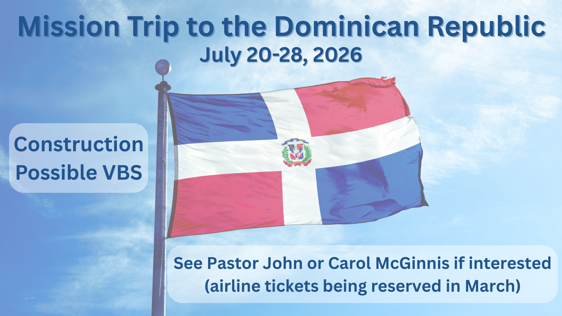 Mission Trip to Dominican Republic