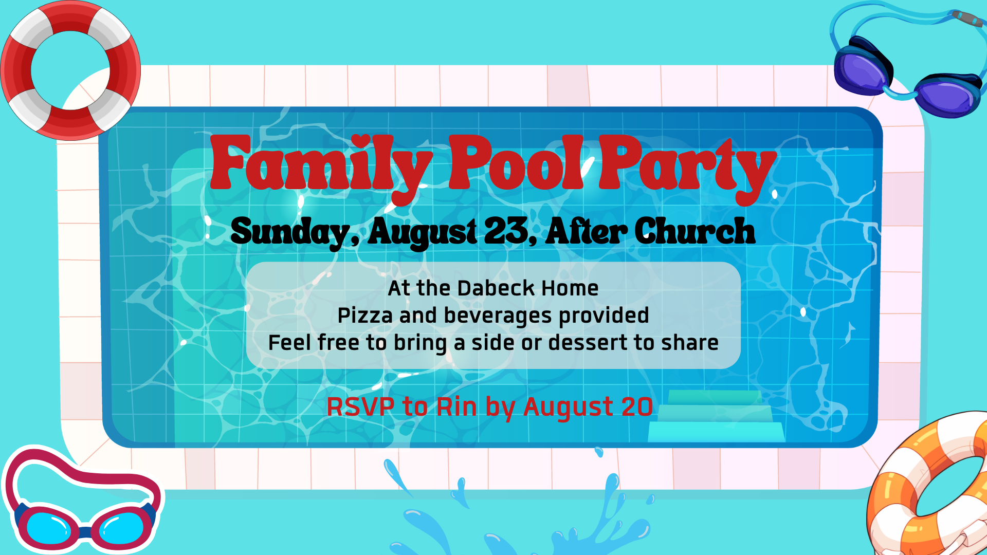 Family Pool Party
