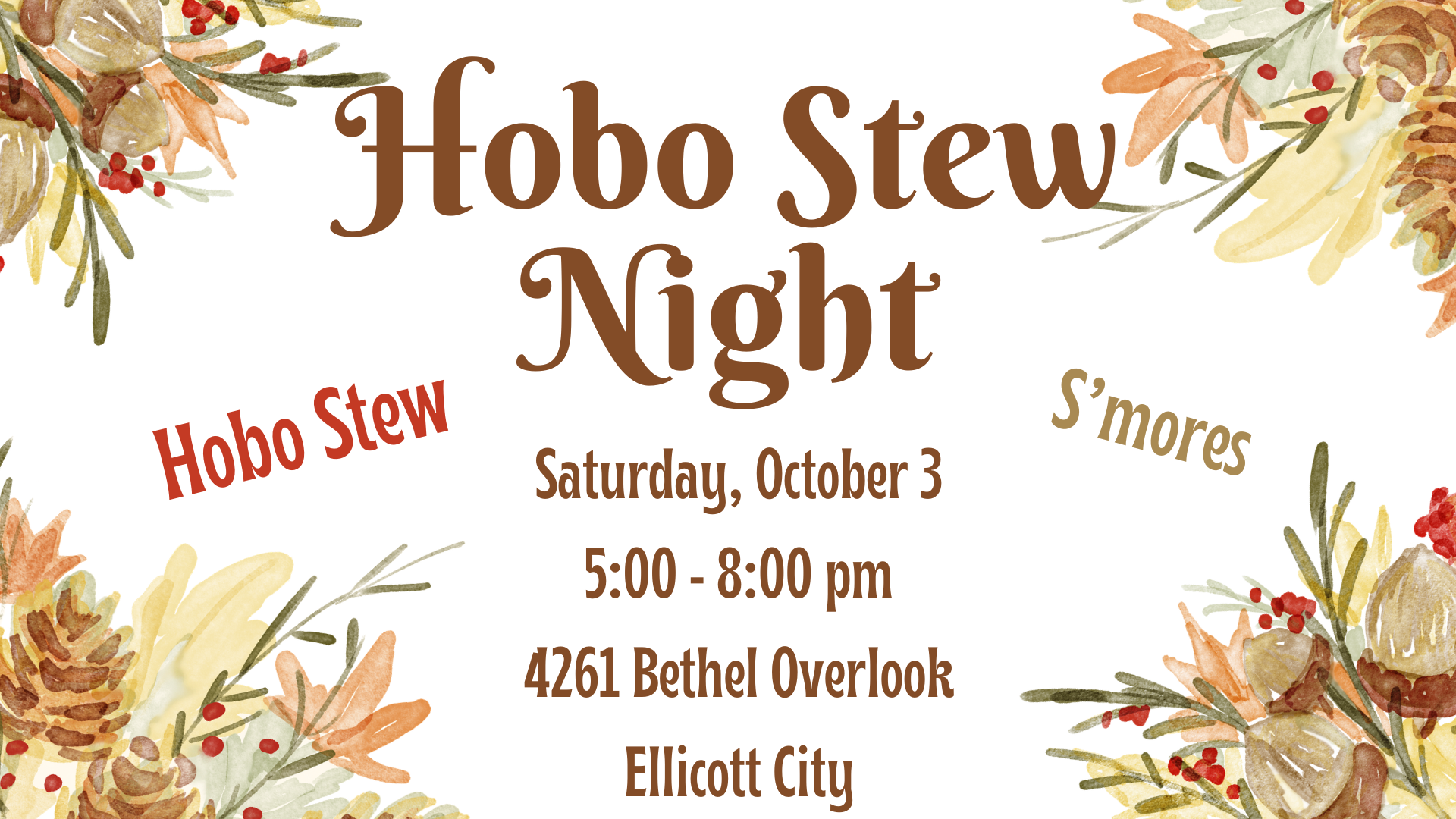 Hobo Stew Night