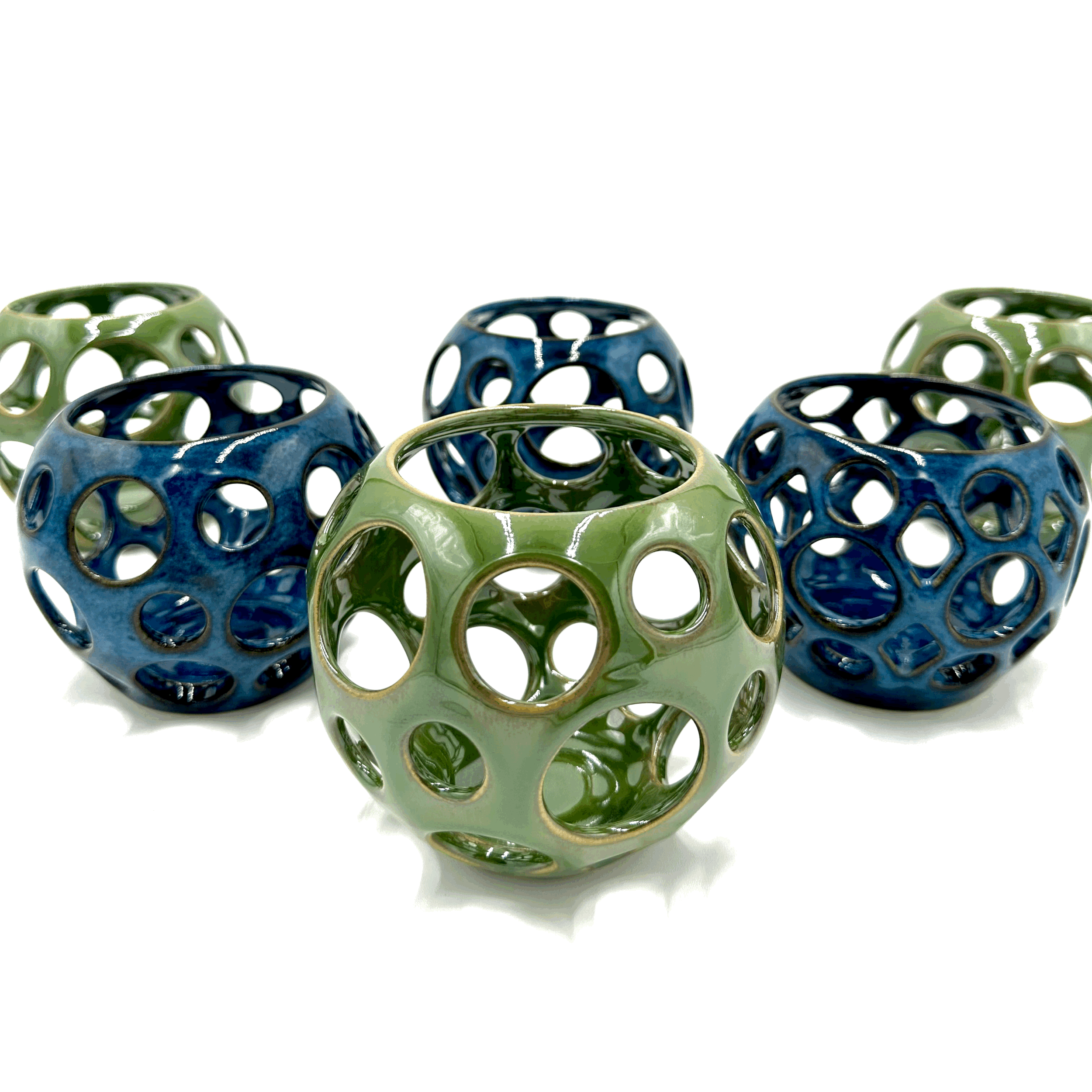 Pierced Votive Candle Holders