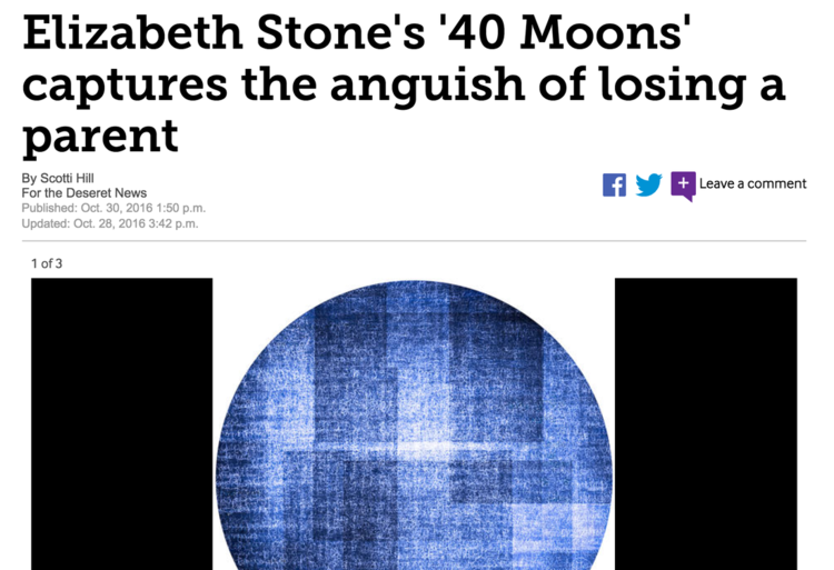 40 MOONS in the Deseret News October 30, 2016