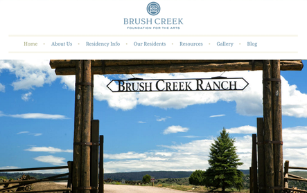 Brush Creek Foundation for the Arts Residency Award