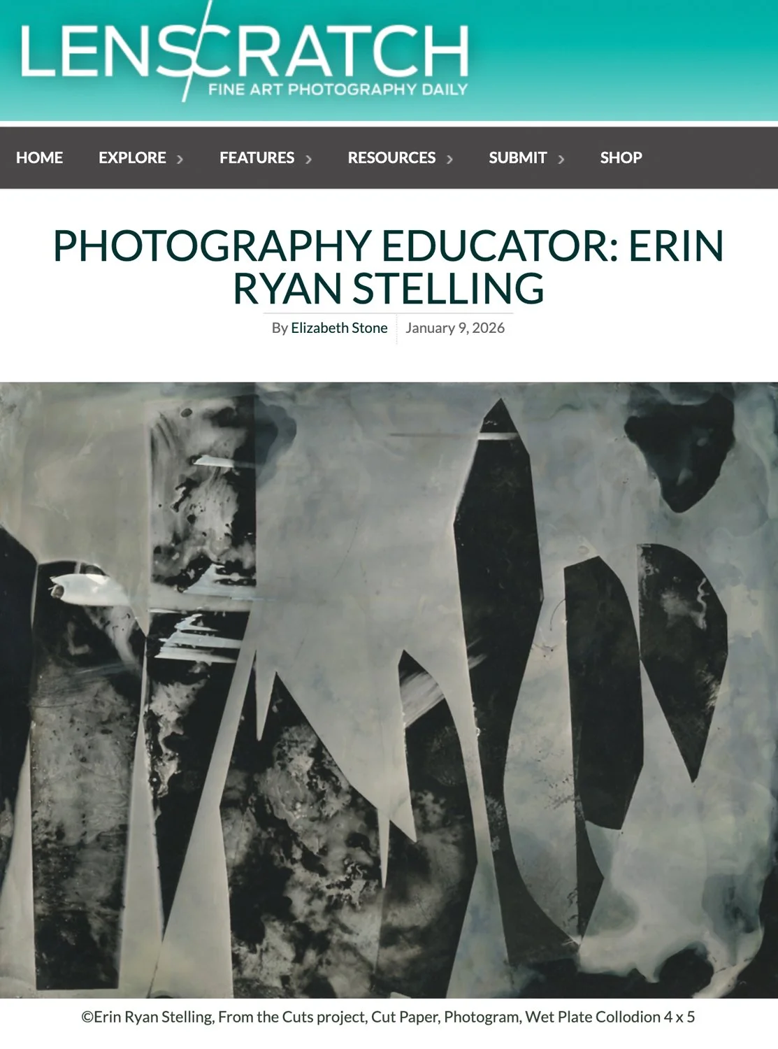 Photography Educator: Erin Ryan Stelling