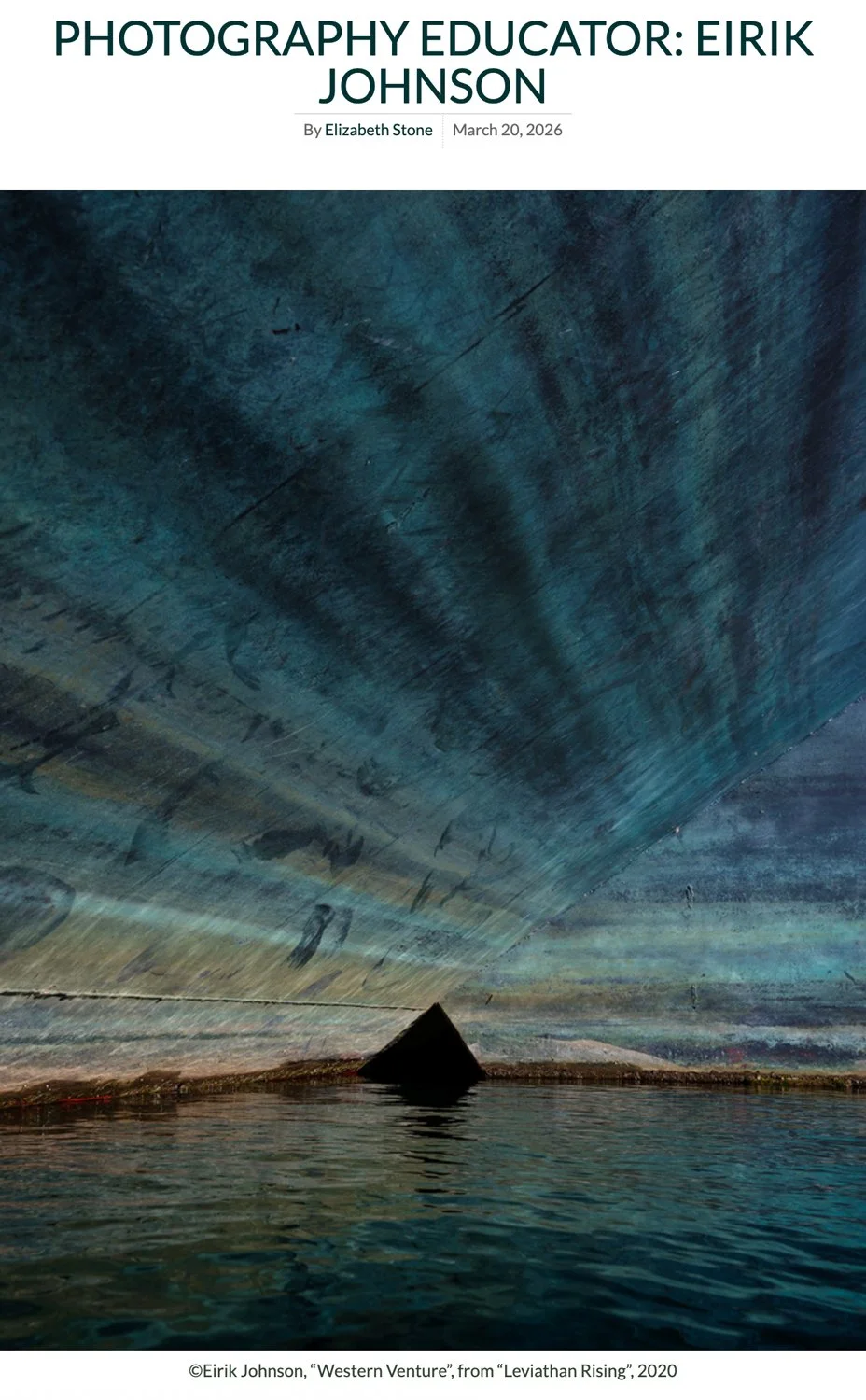 Photography Educator: Eirik Johnson