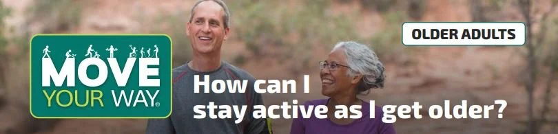 How can I stay active as I get older?