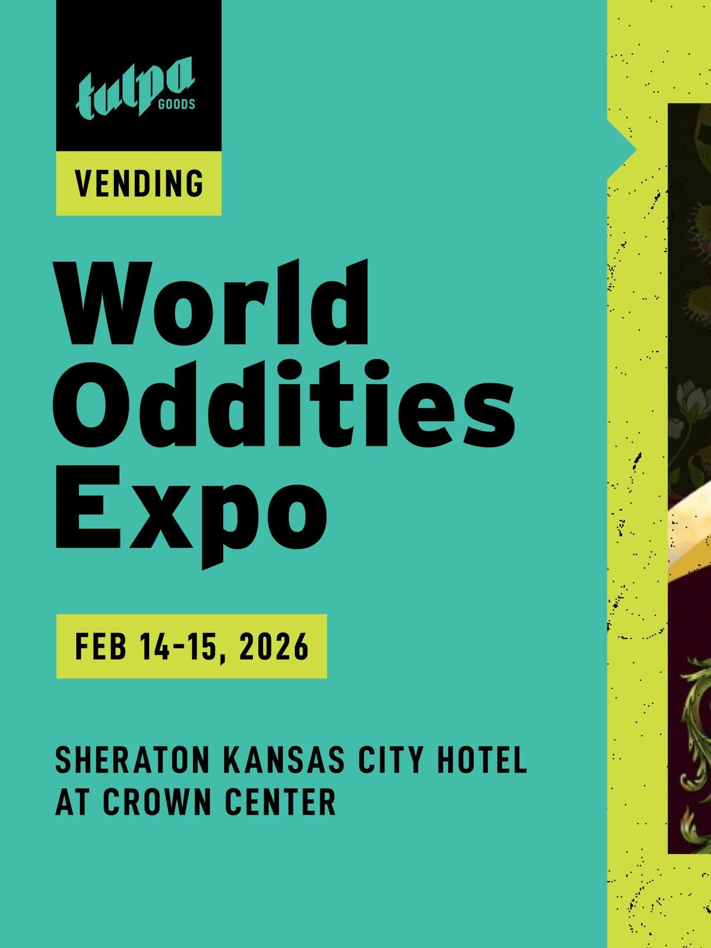 First show of the year for me and I can&rsquo;t wait. @worldodditiesexpo in Kansas City. It&rsquo;s been my best show the last couple years and I&rsquo;m so thankful to kick off my year with this great event.