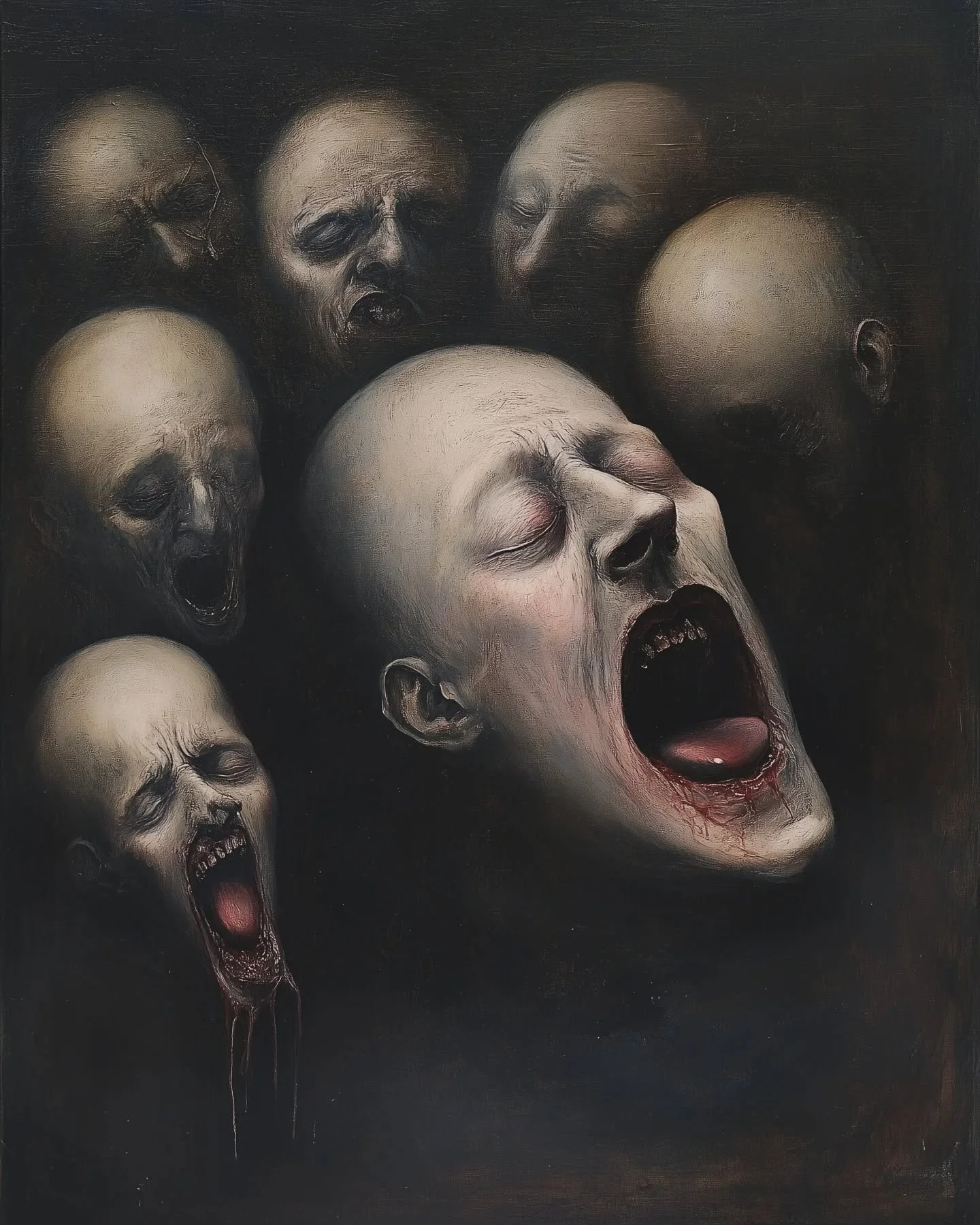 The Voices. 

Inspired by the works of Zbigniew Bielak.