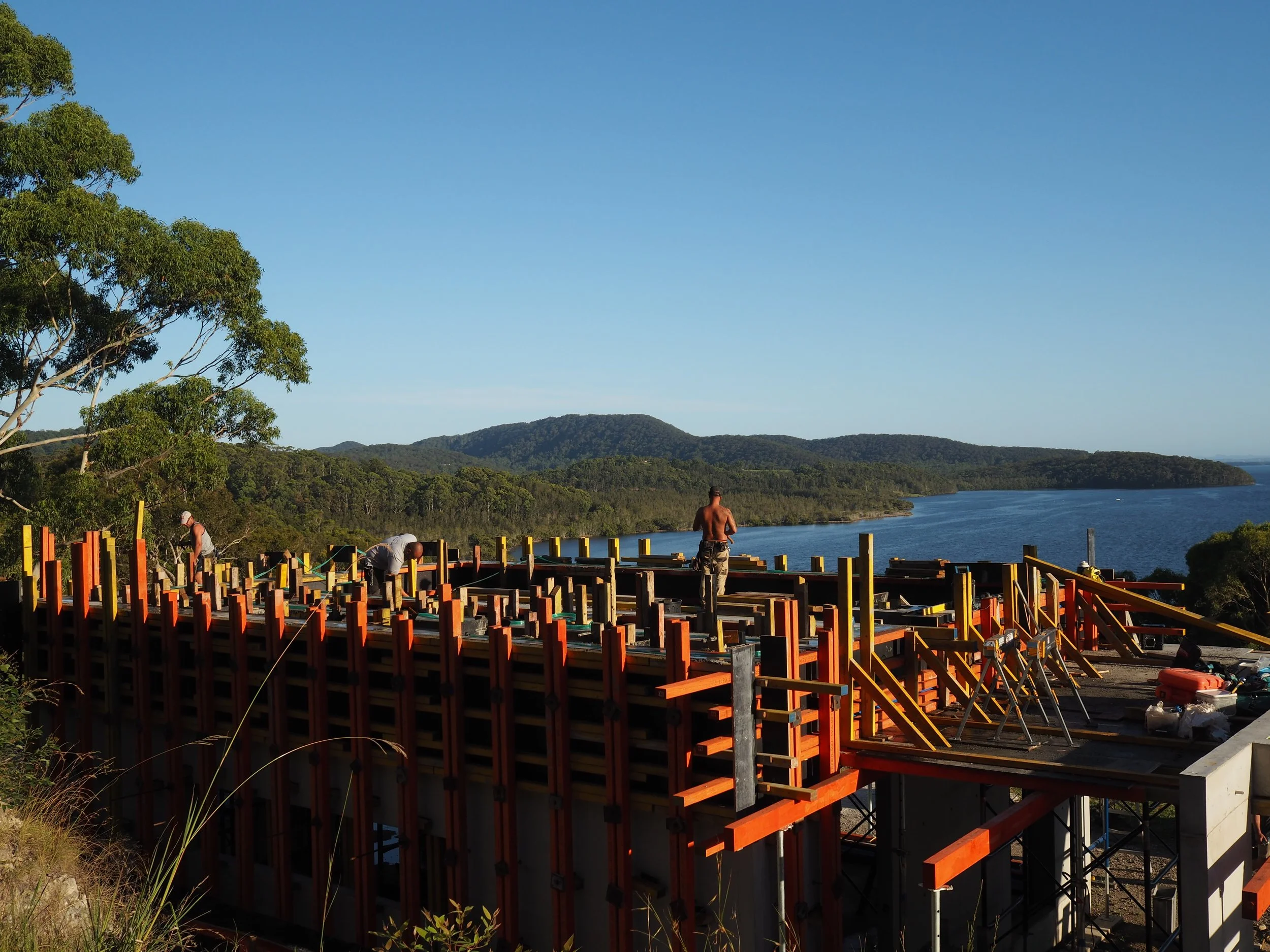 Wallis Lake - Roof garden formwork .JPG