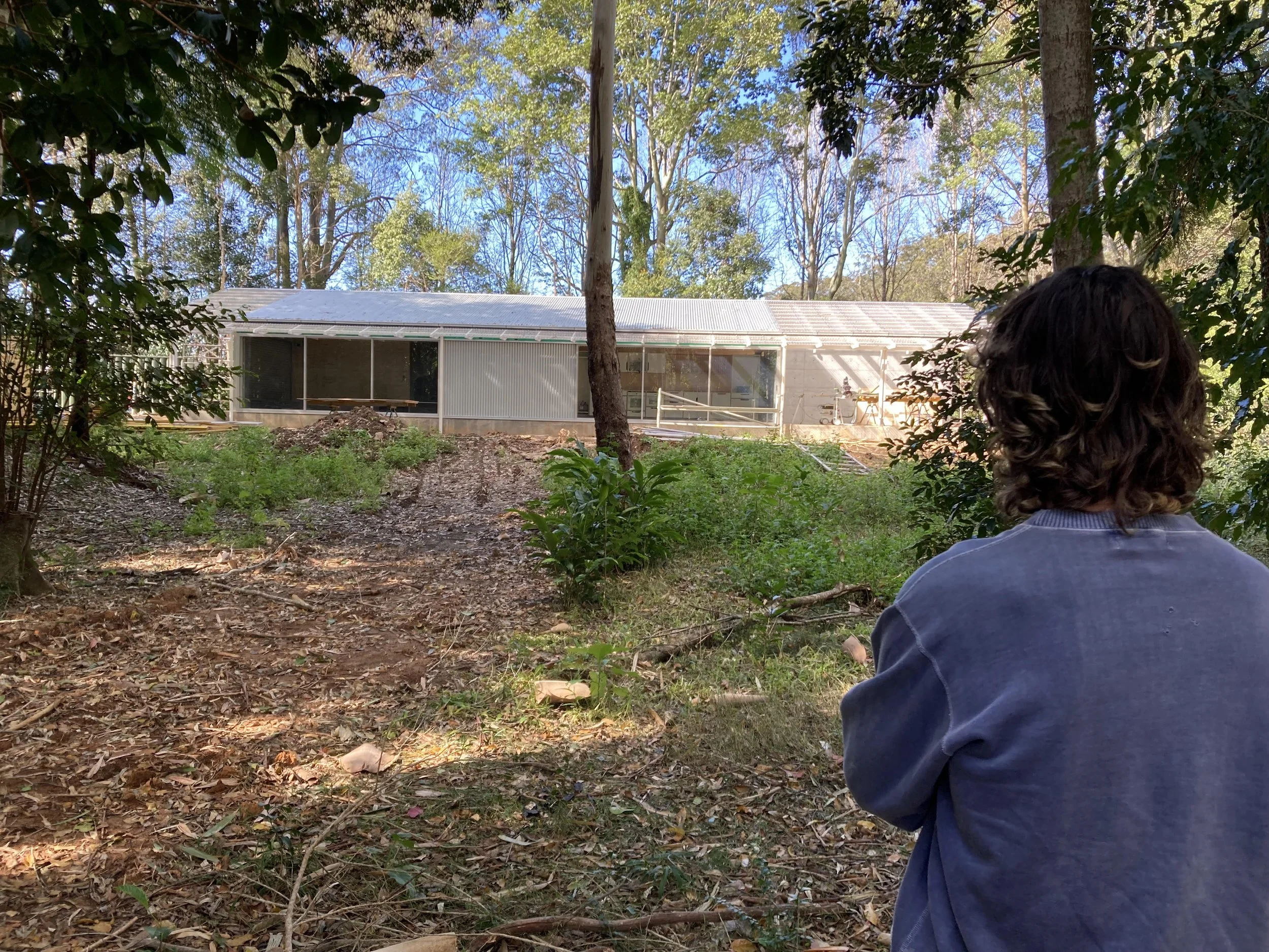 Bonville - Australian shed with Cal.jpg