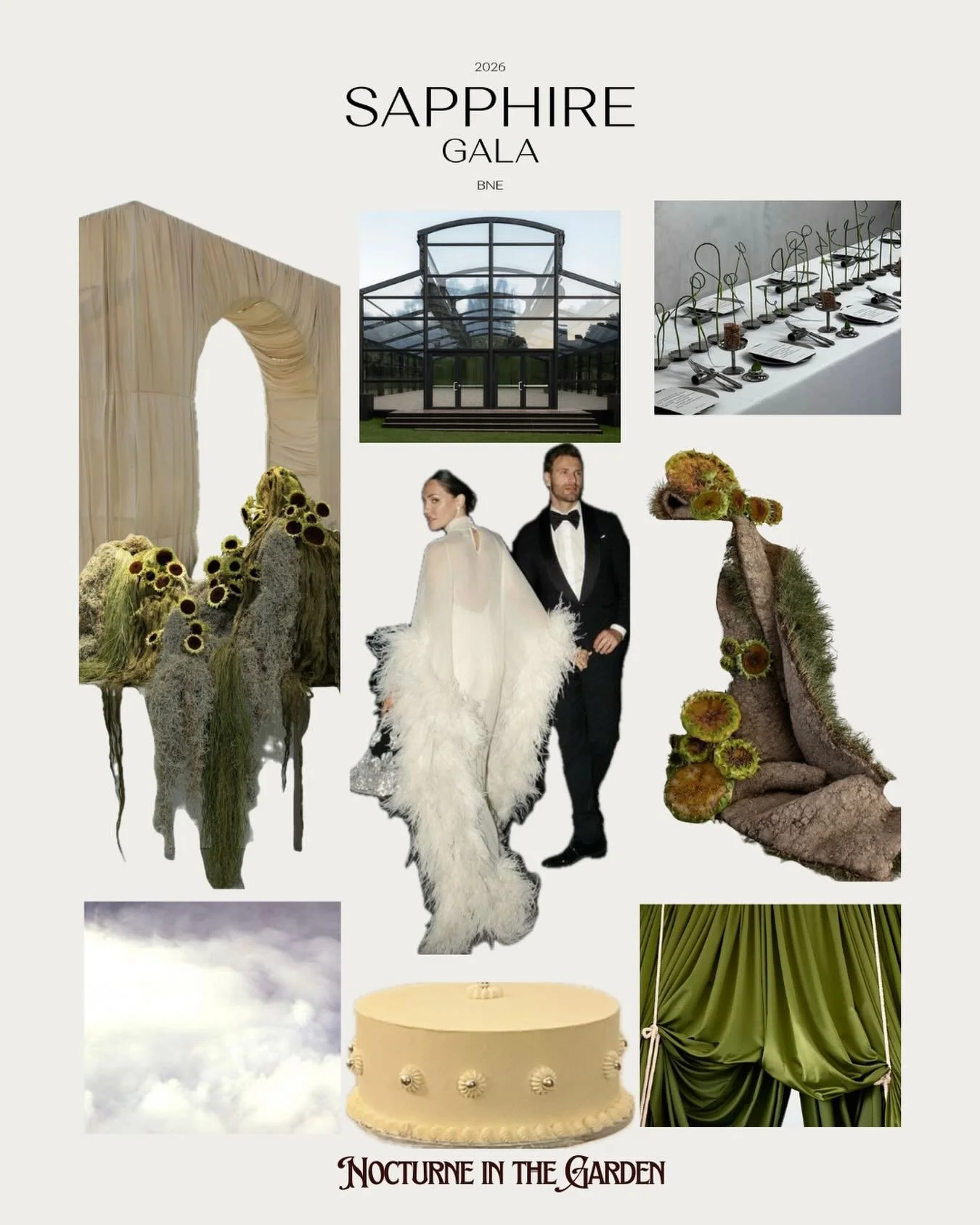 Inspired by Brisbane after dark, this year&rsquo;s Sapphire Gala will unfold in an elevated botanical setting featuring deep moss, warm tones, soft ivory and metallic accents, with florals that feel grown, never arranged.

On Friday 29 May 2026, we&r