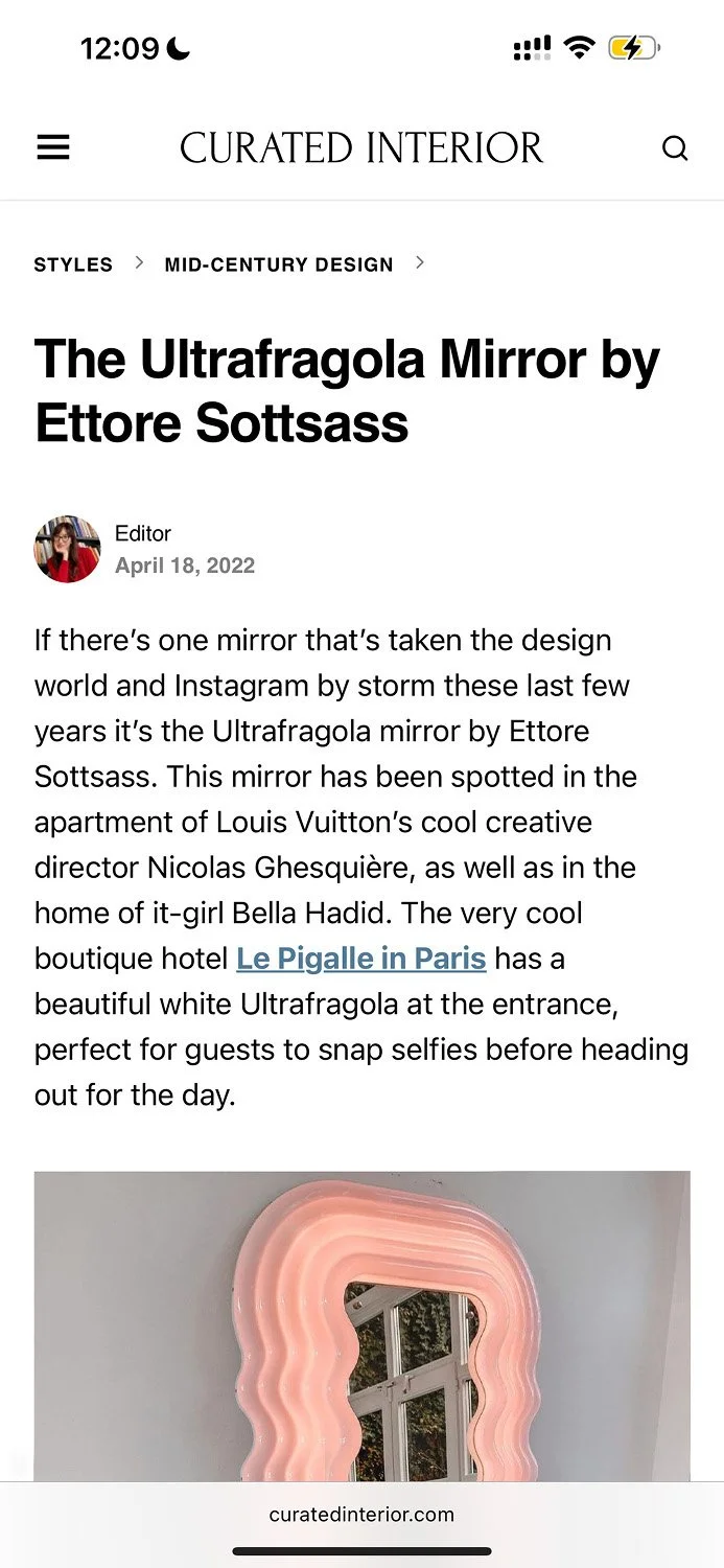 Kristina Vilyams’ work featured on Curated Interior