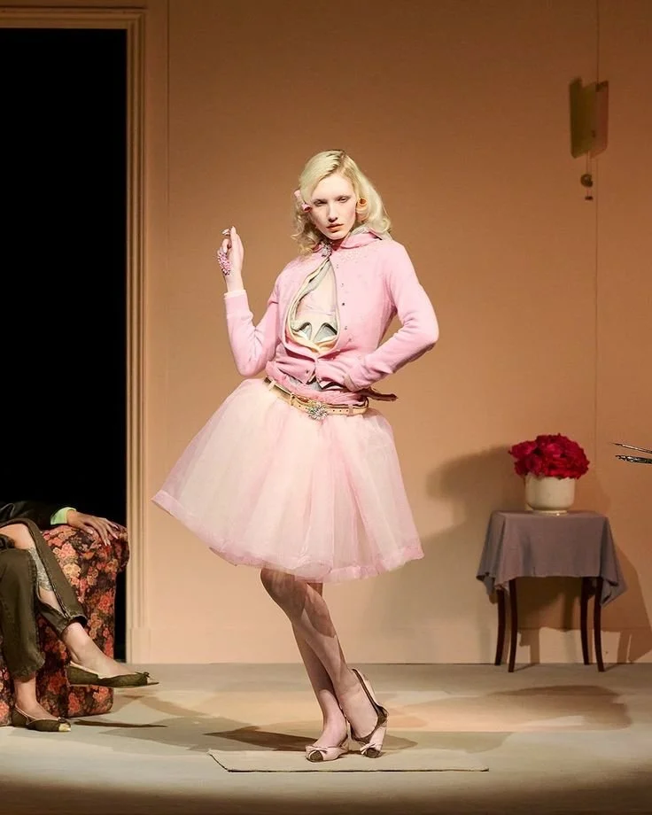 August Barron Spring 2026 Ready-to-Wear collection, titled Real Housewife, reinterpreting the idealised 1950s American suburban housewife. Courtesy of August Barron