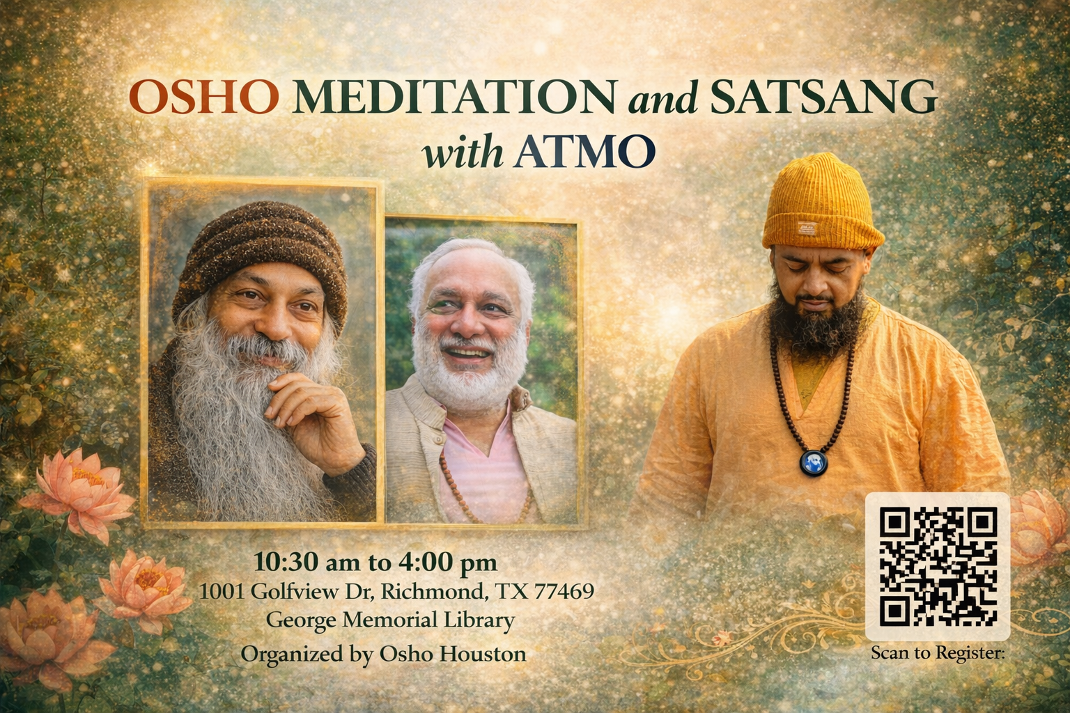 Osho Meditation and Satsang with Atmo in Houston