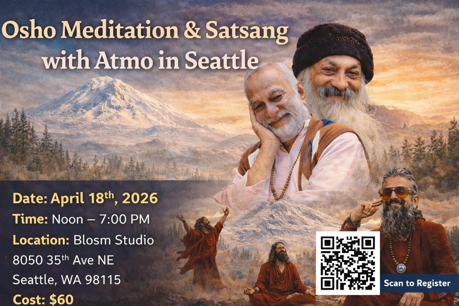 Satsang and Meditation with Atmo in Seattle