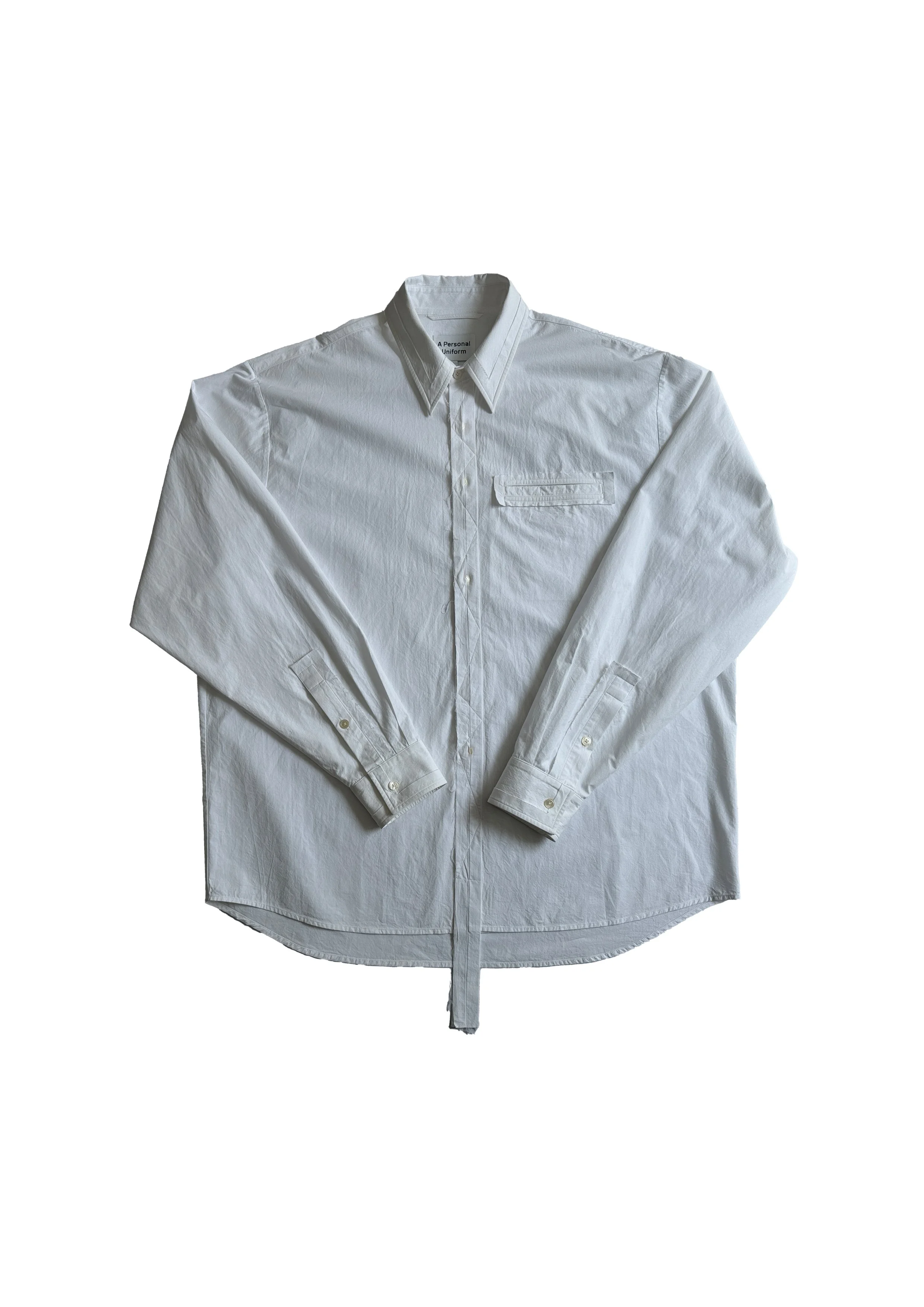 Nº 06 Deconstructed Cotton Shirt